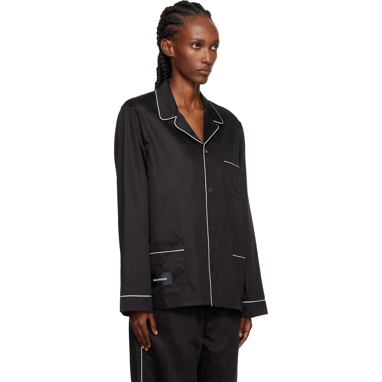  Magniberg Black Sorbetto Pyjama Shirt 