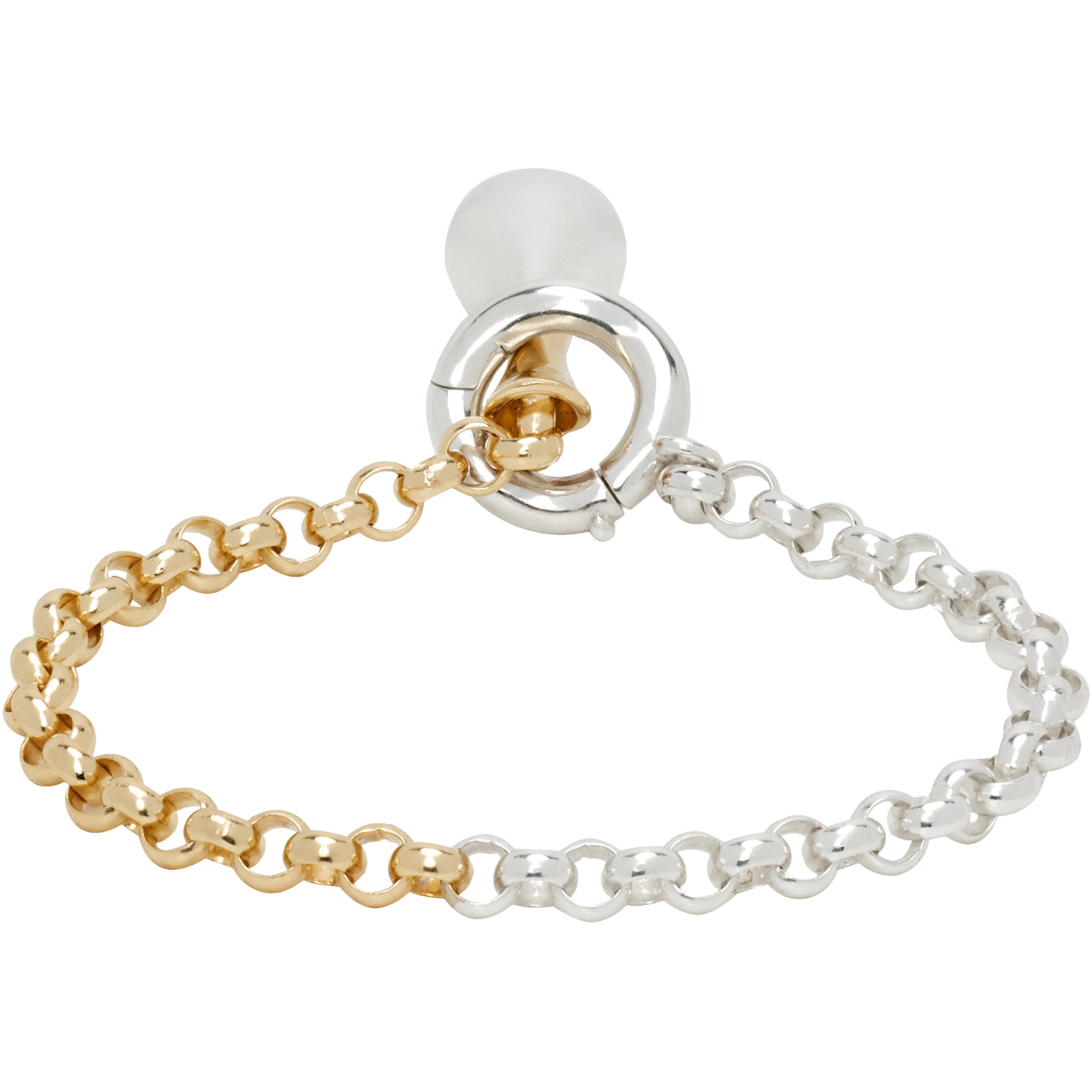  Bottega Veneta Drop Chain Bracelet 