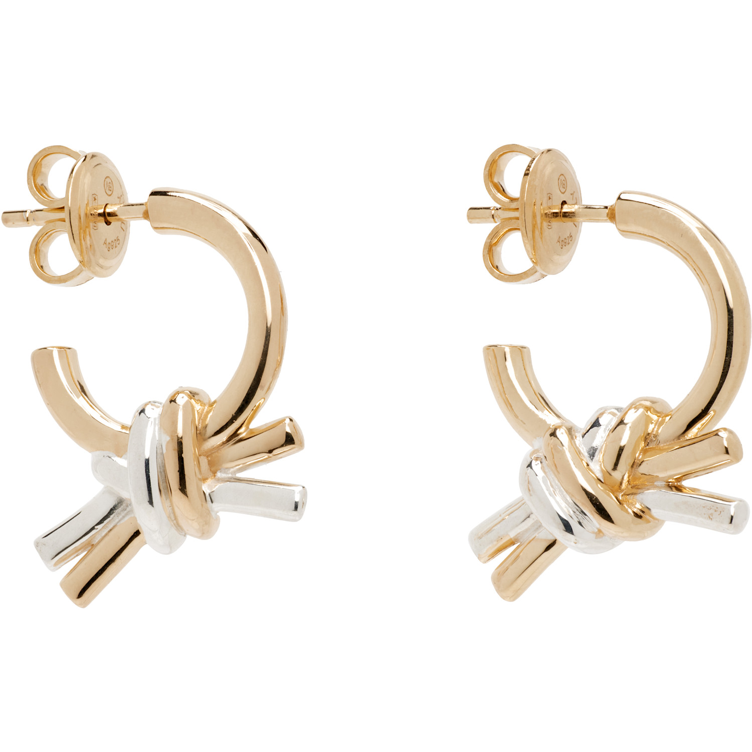  Bottega Veneta Knot Earrings 