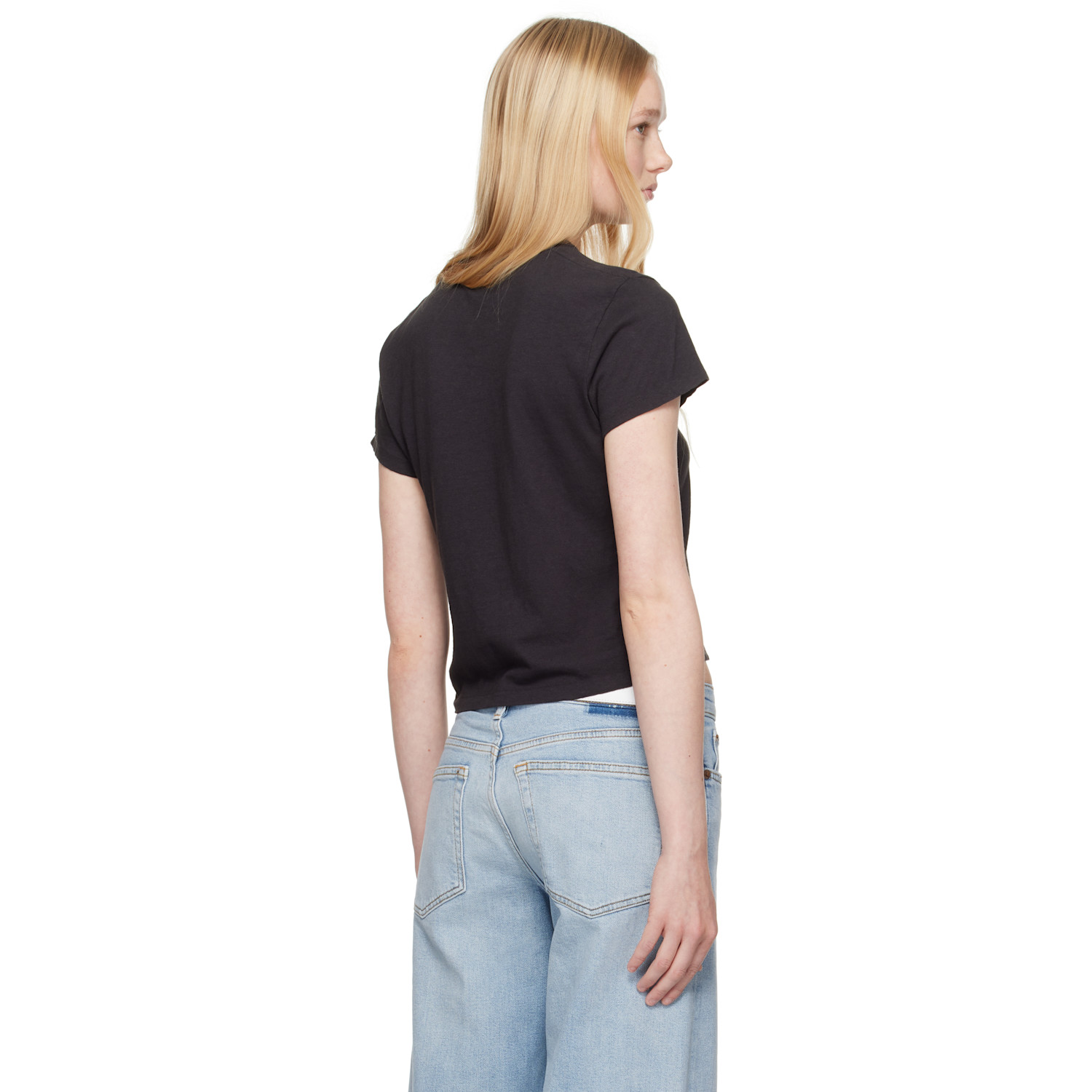  Re/done Black Hanes Edition Classic T-shirt 