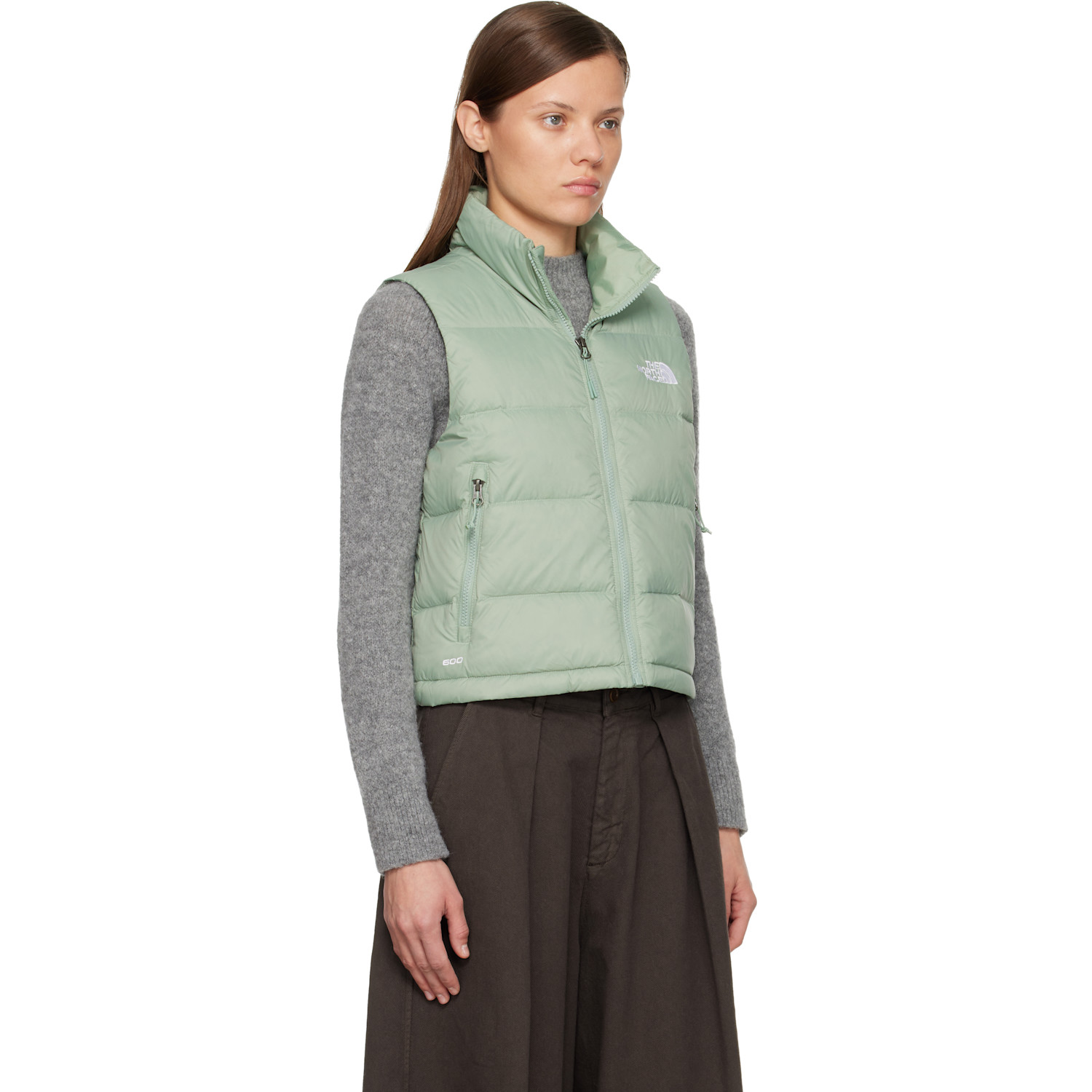  The North Face Green Hydrenalite A-line Down Vest 