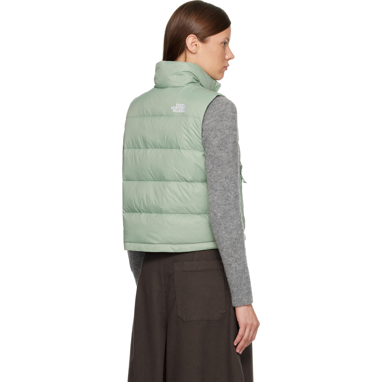  The North Face Green Hydrenalite A-line Down Vest 