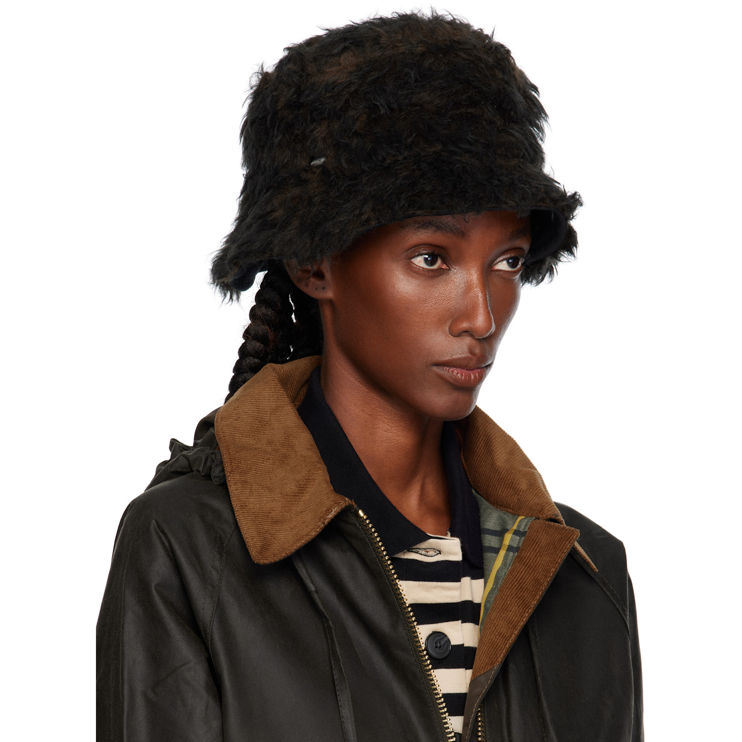  Our Legacy Brown Logo Hardware Bucket Hat 