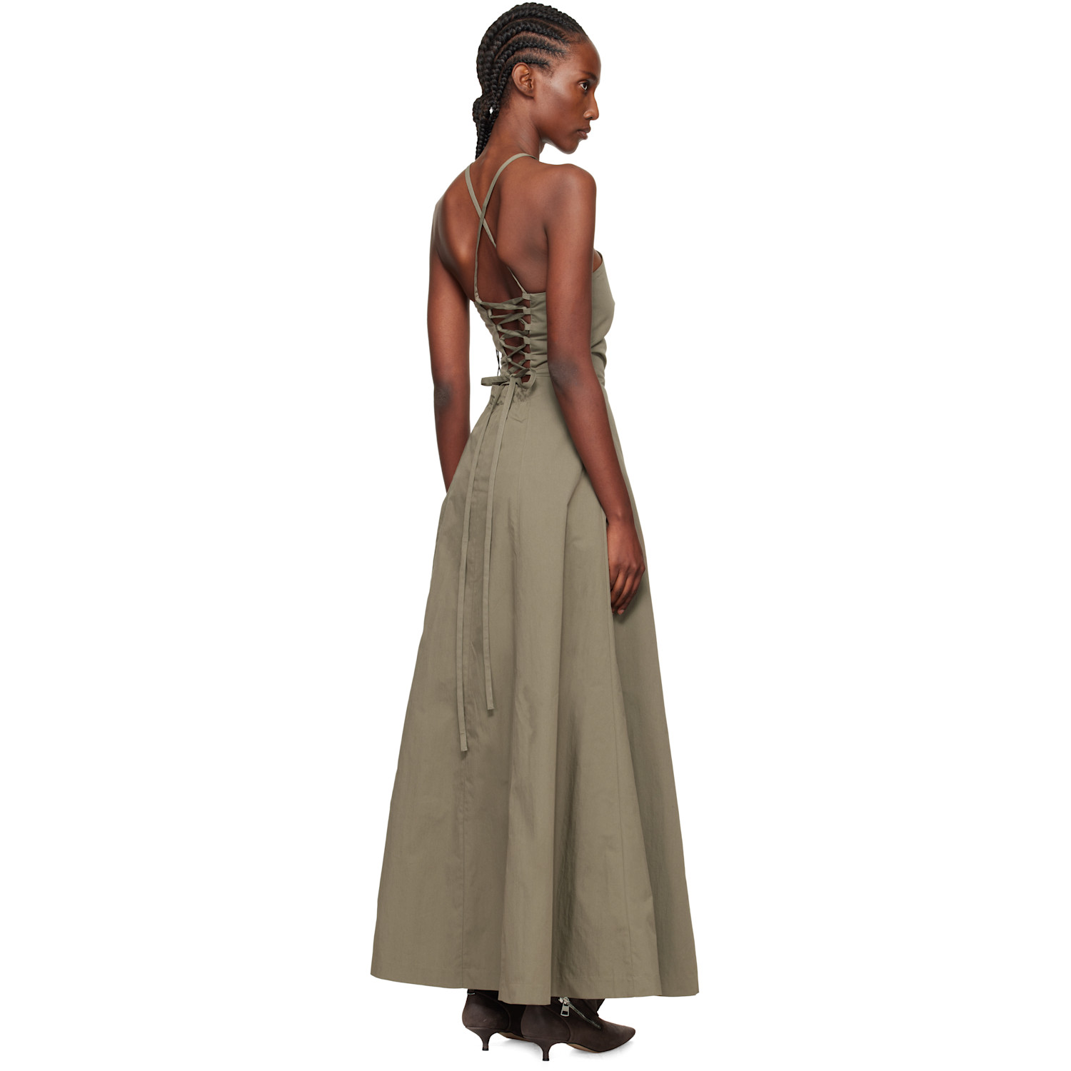  Our Legacy Khaki Poise Maxi Dress 