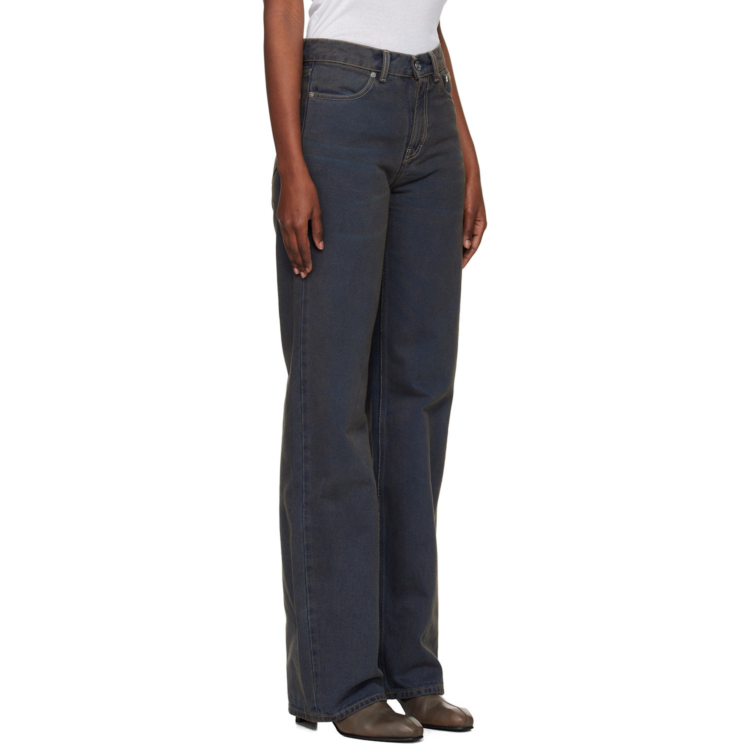  Our Legacy Blue Wata Cut Jeans 