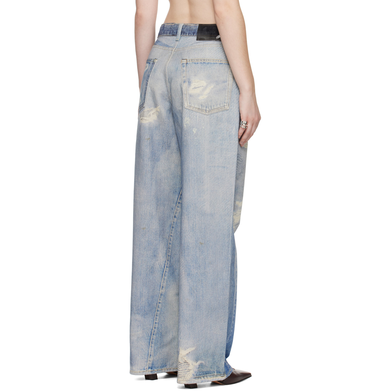  Our Legacy Blue Full Cut Jeans 