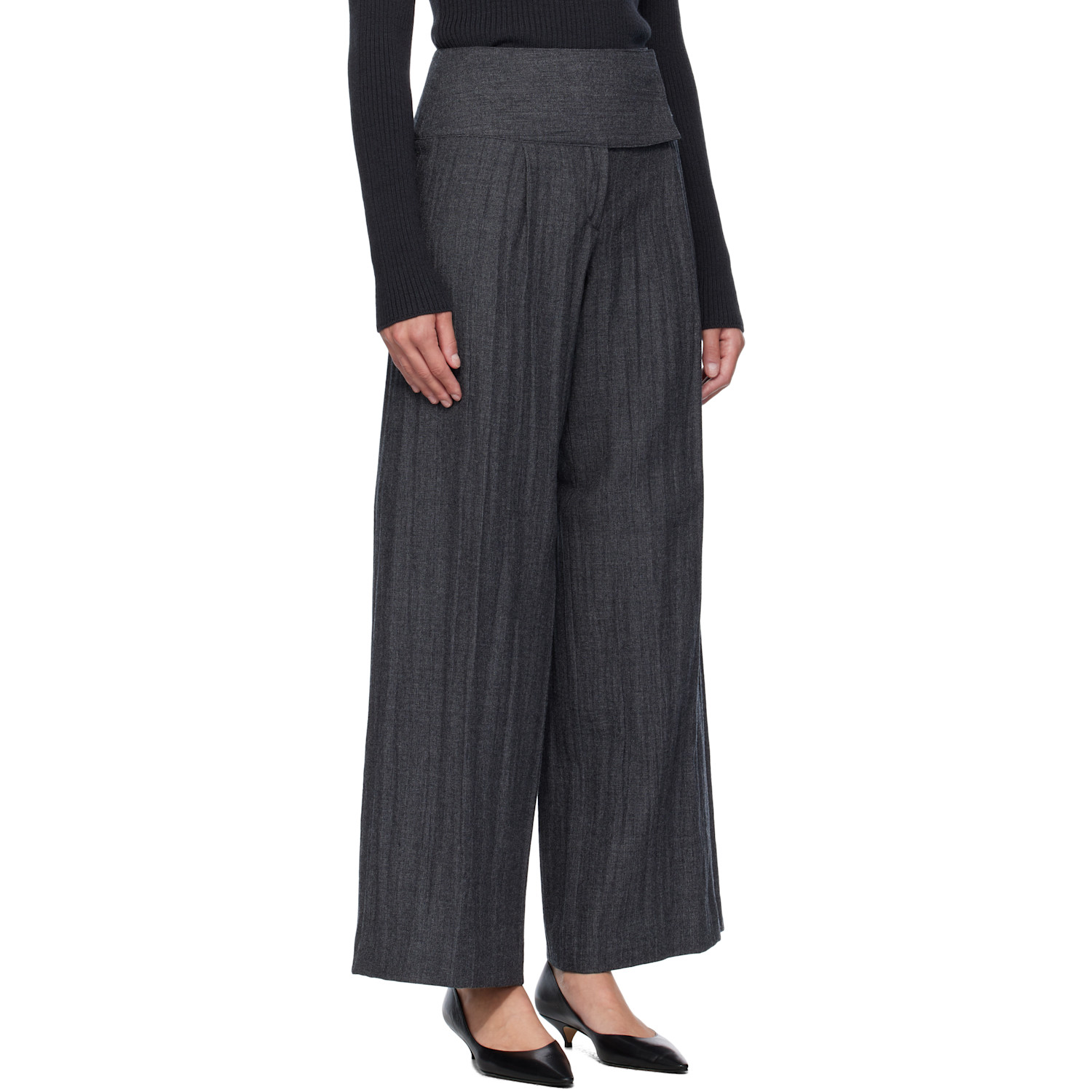  Our Legacy Gray Girdle Trousers 