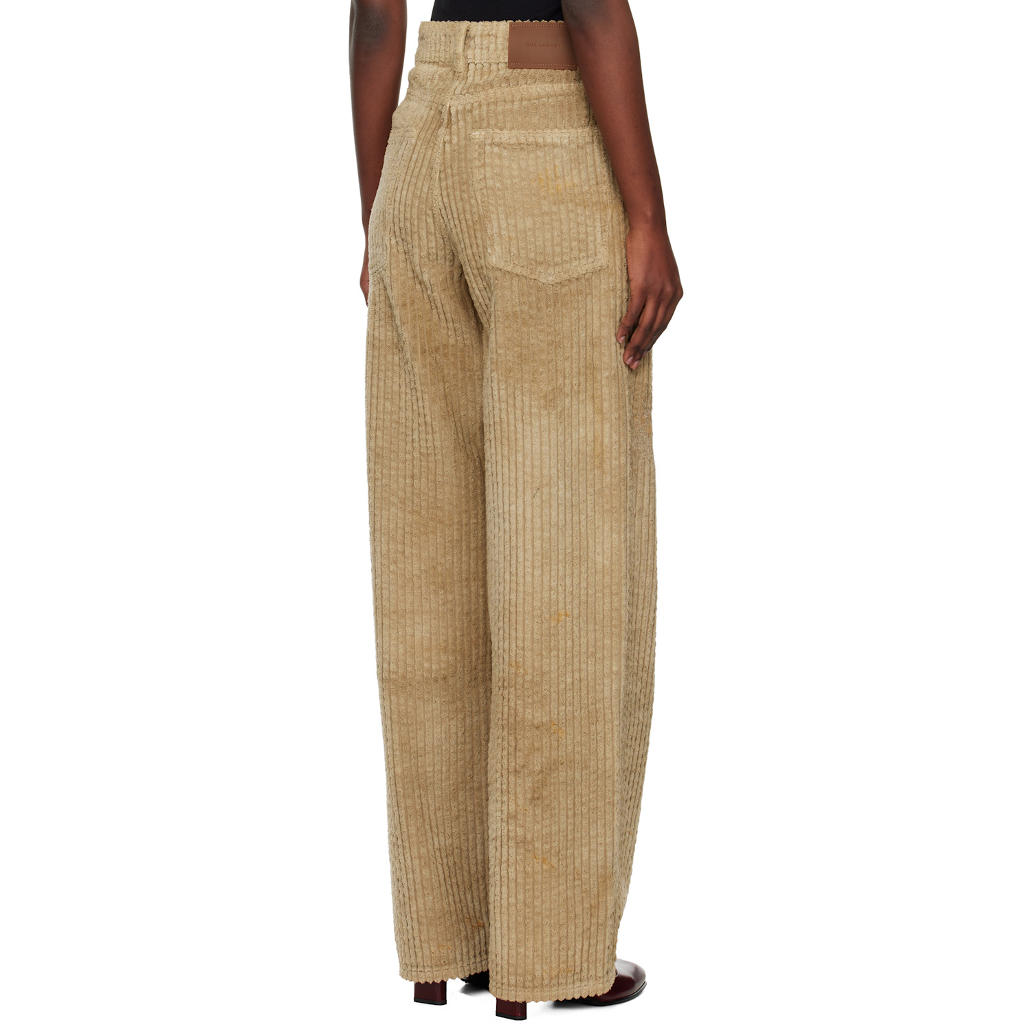  Our Legacy Beige Full Cut Trousers 