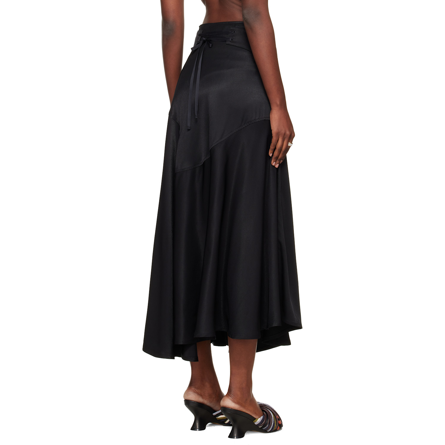  Our Legacy Black Waltz Midi Skirt 