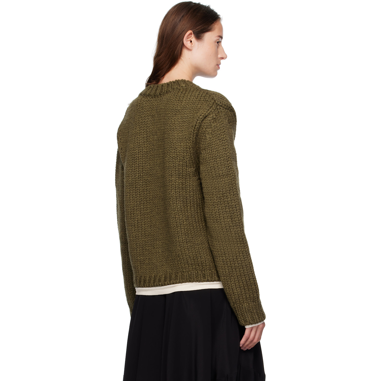  Our Legacy Khaki Over Cardigan 