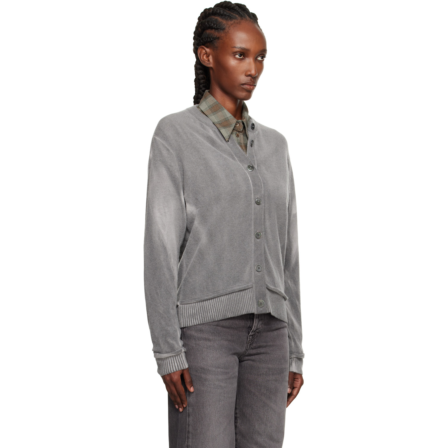  Our Legacy Gray Dual Cardigan 