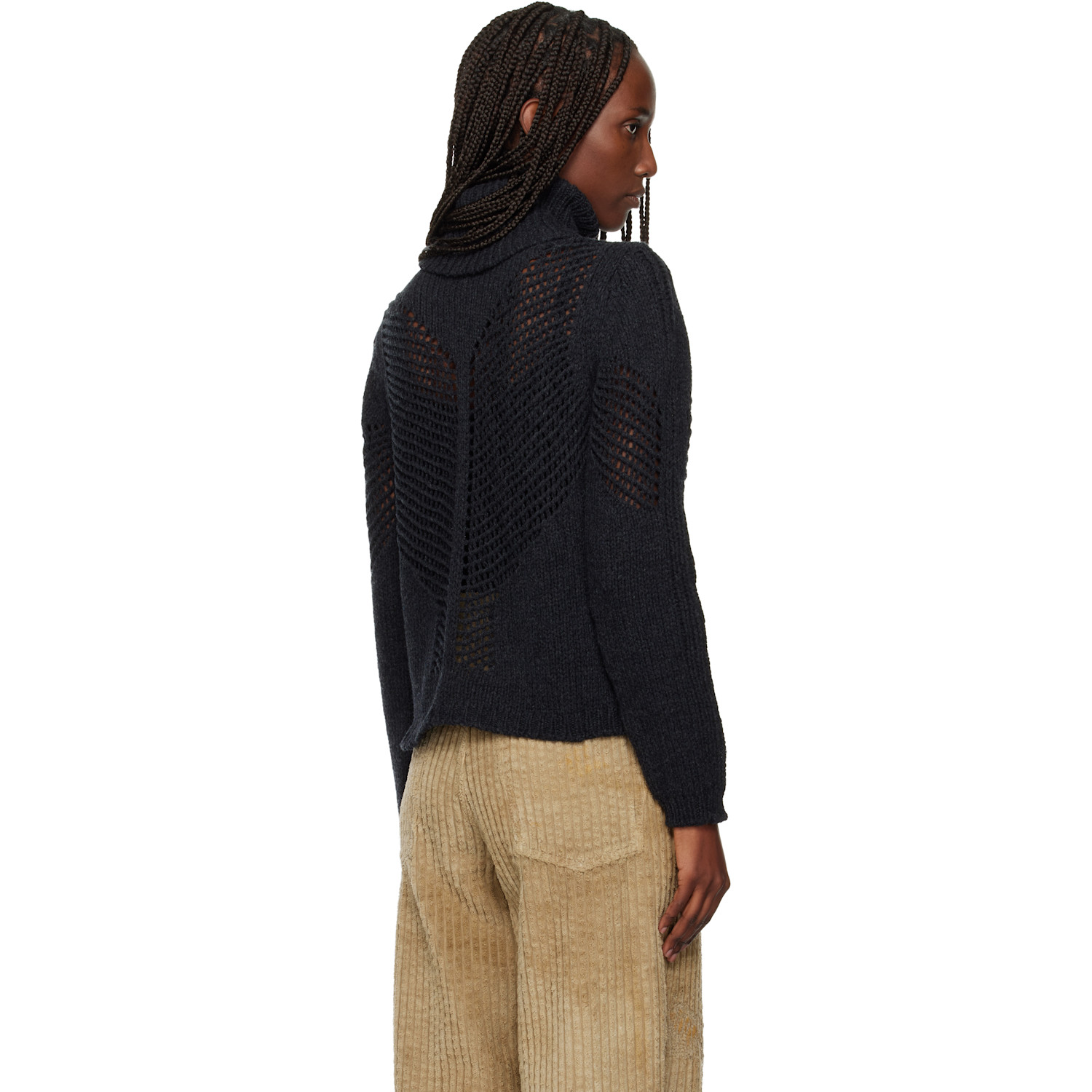  Our Legacy Gray Cage Rollneck Turtleneck 