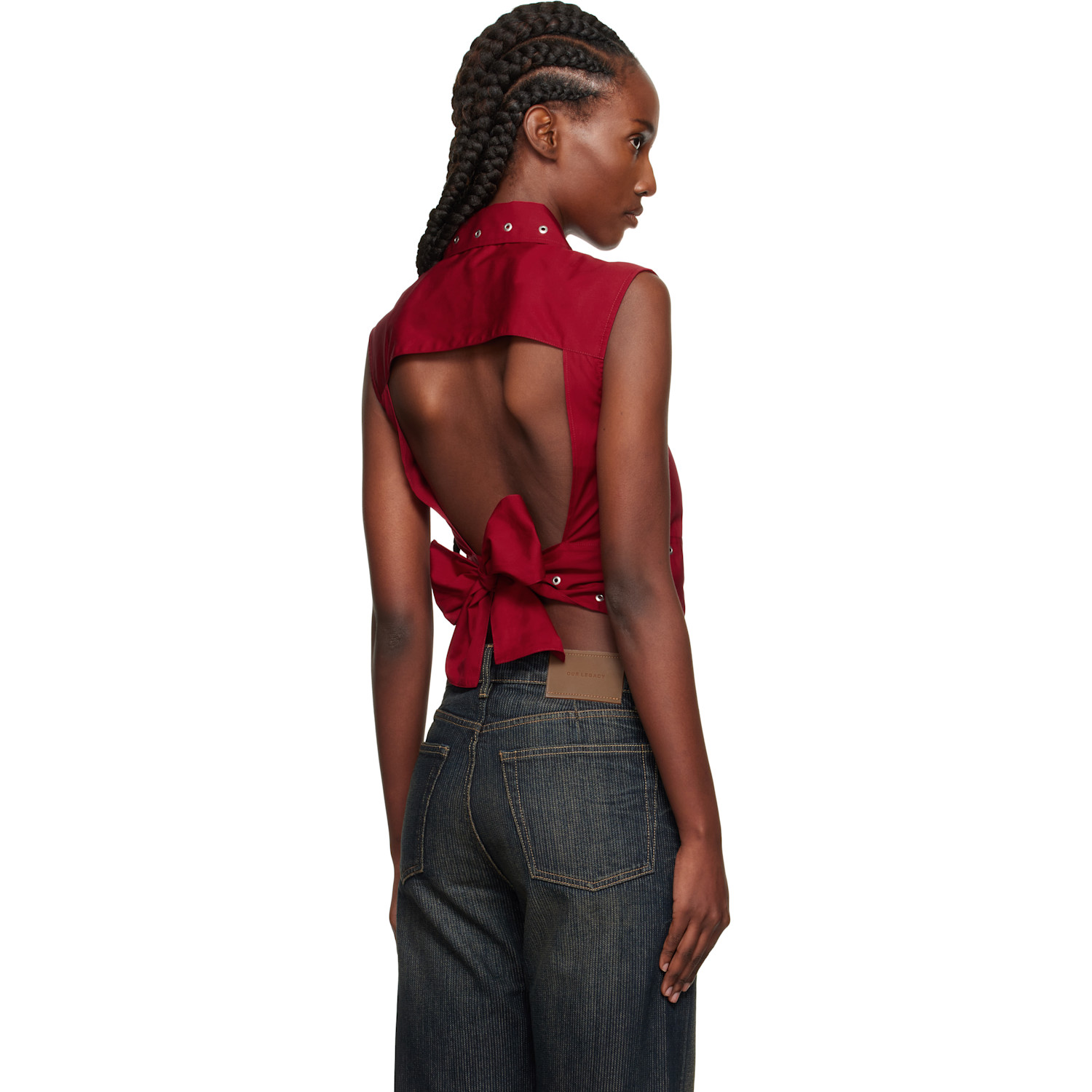  Our Legacy Red Girdle Top 