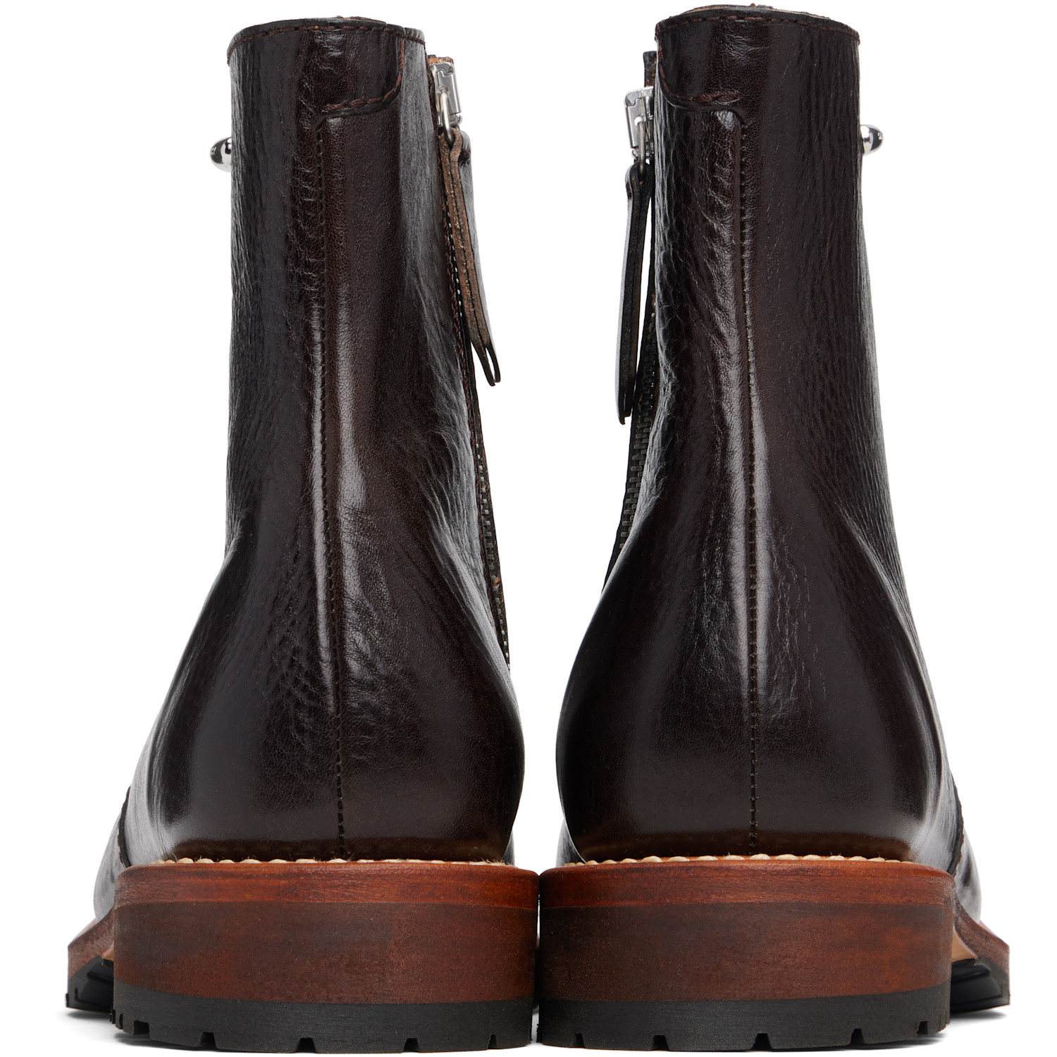  Our Legacy Brown Engine Boots 