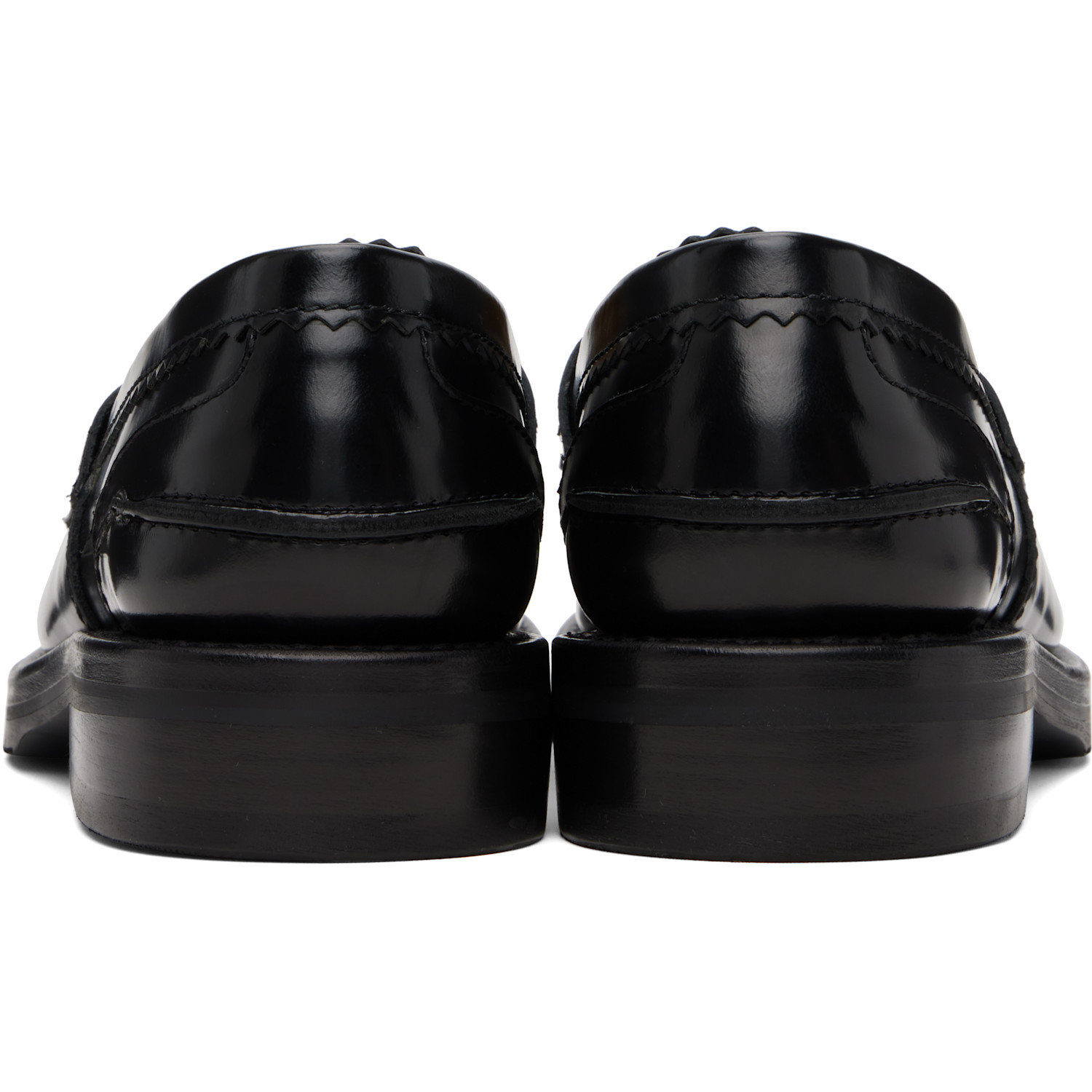  Our Legacy Black Leather Loafers 