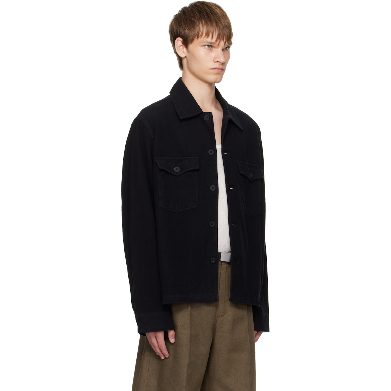  Our Legacy Black Evening Coach Jacket 