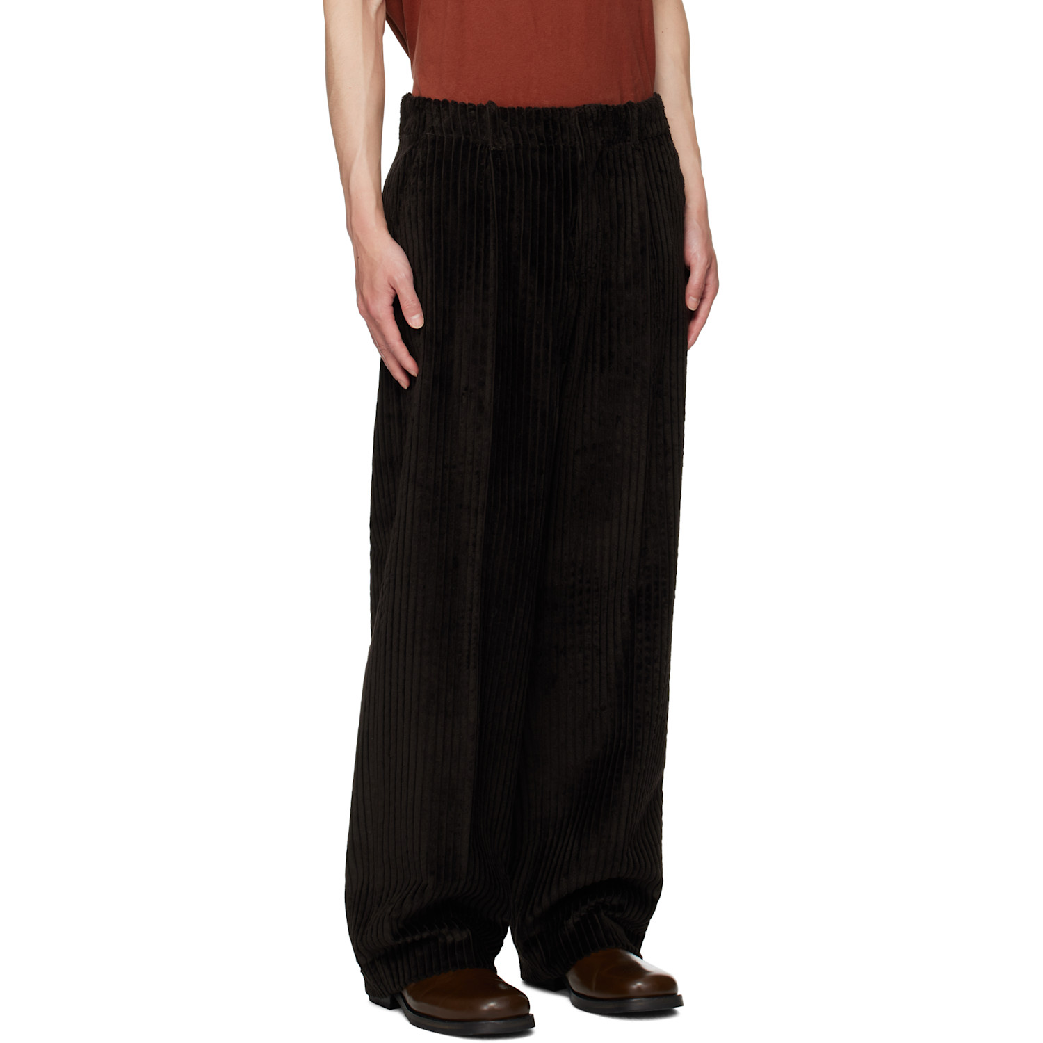  Our Legacy Brown Borrowed Chino Trousers 