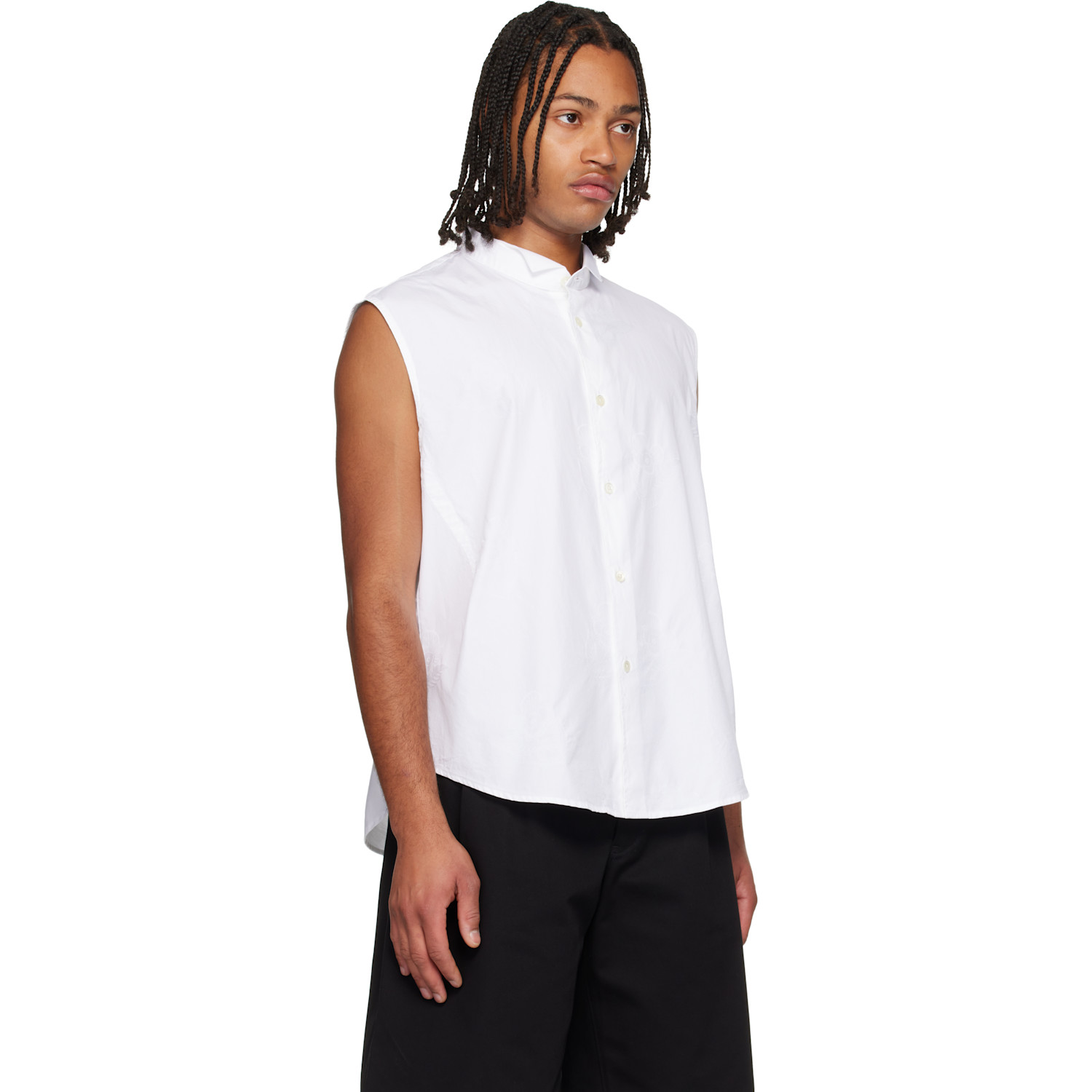  Our Legacy White Wing Sleeveless Shirt 