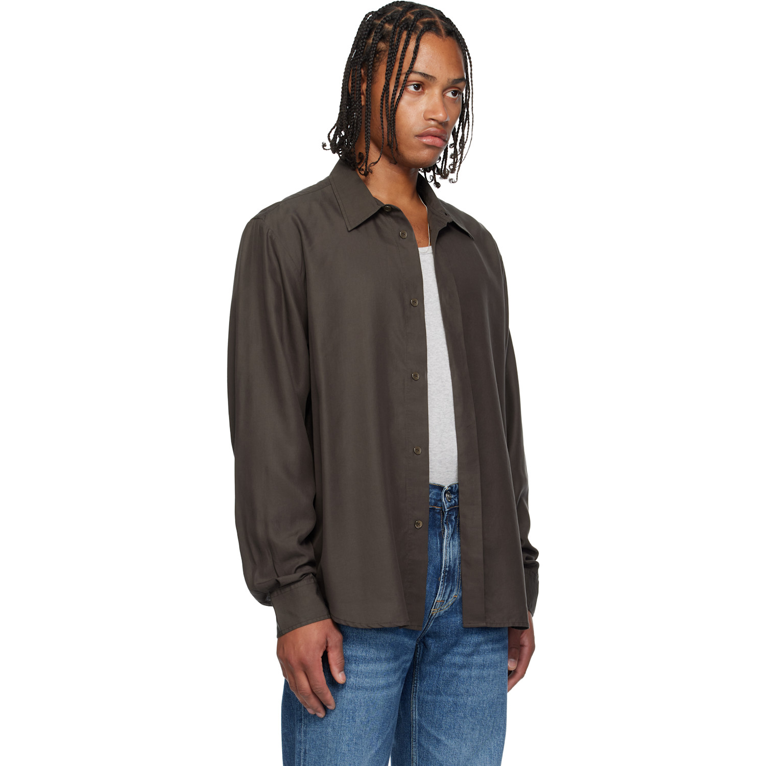  Our Legacy Brown Evening Shirt 