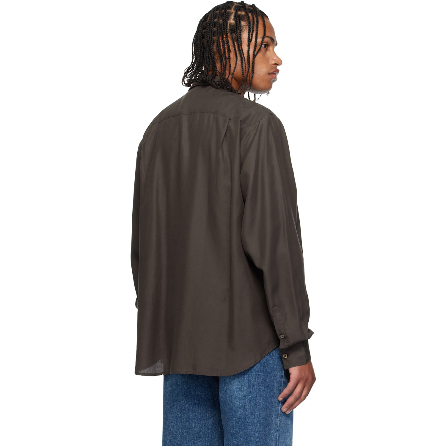  Our Legacy Brown Evening Shirt 