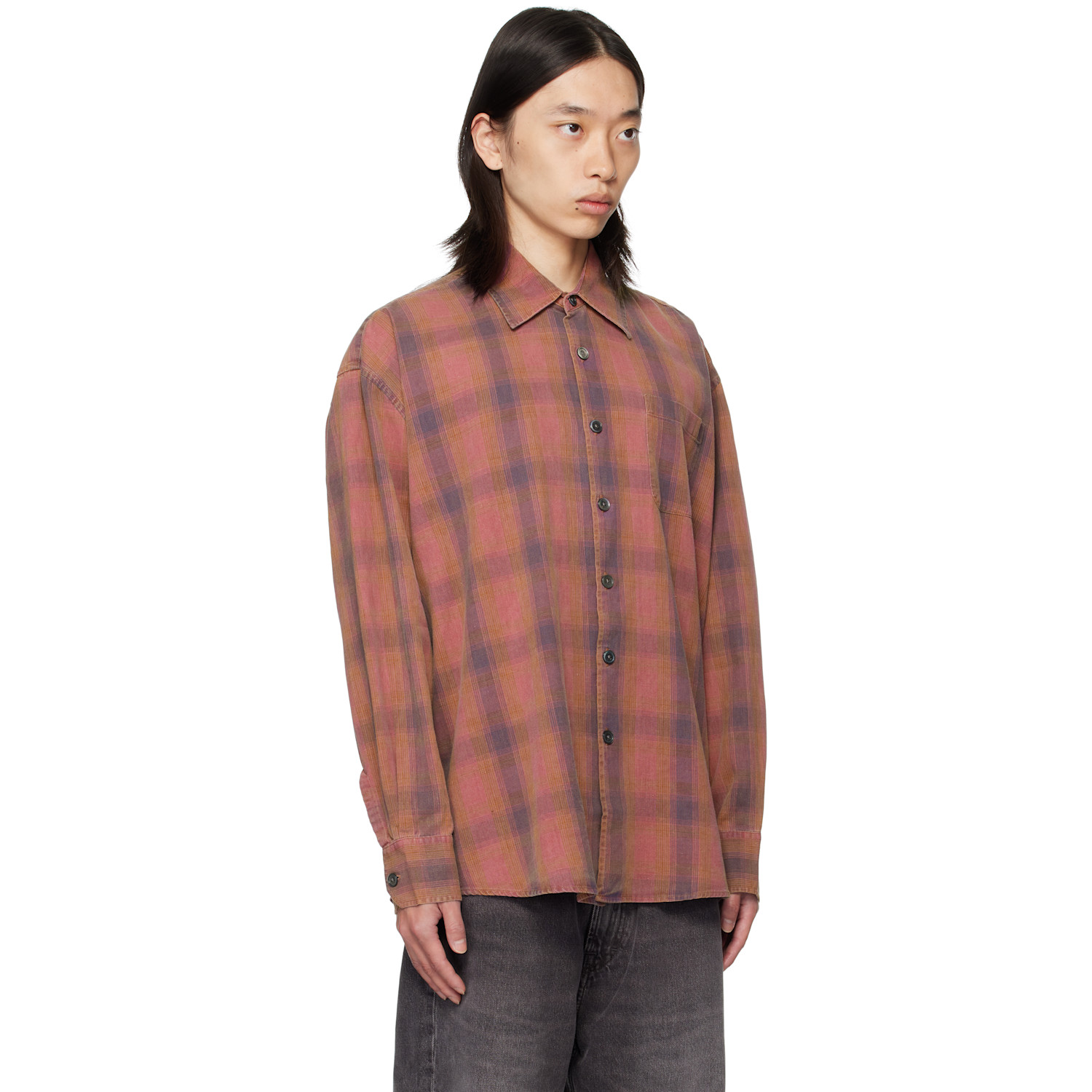  Our Legacy Pink Borrowed Shirt 