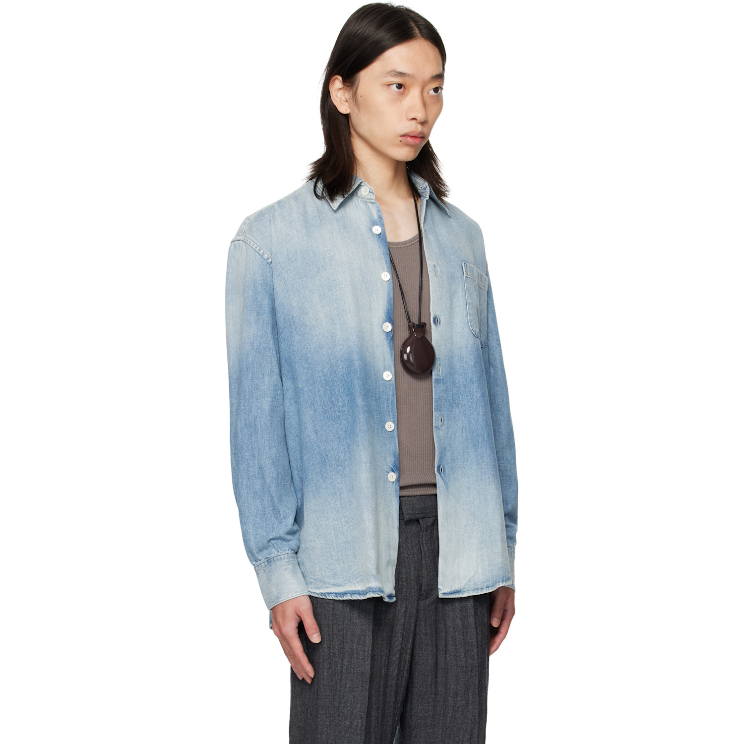  Our Legacy Blue Above Denim Shirt 