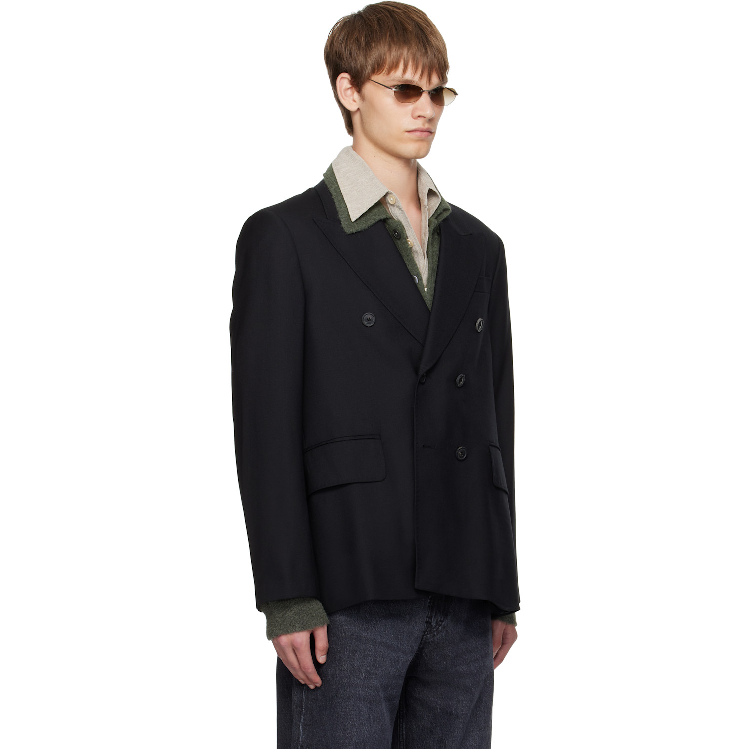  Our Legacy Black Unstructured Db Blazer 