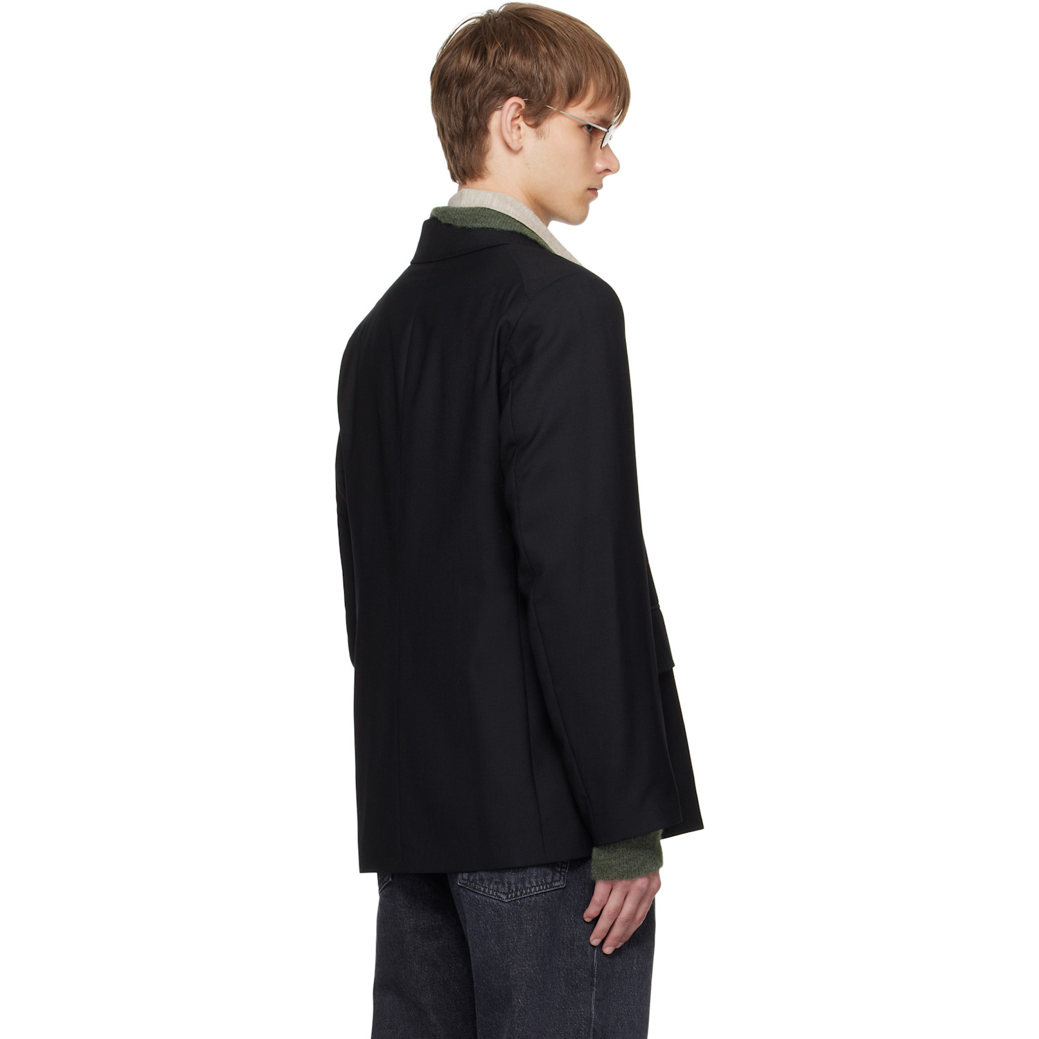  Our Legacy Black Unstructured Db Blazer 