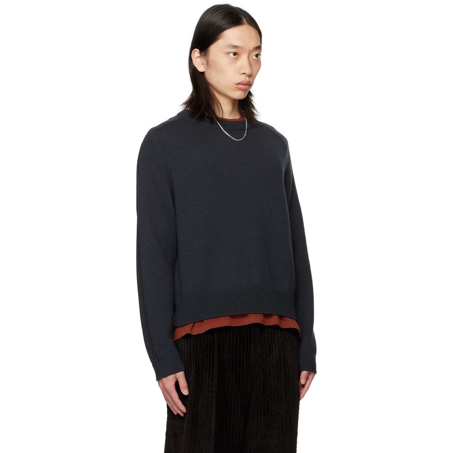  Our Legacy Black True Roundneck Sweater 