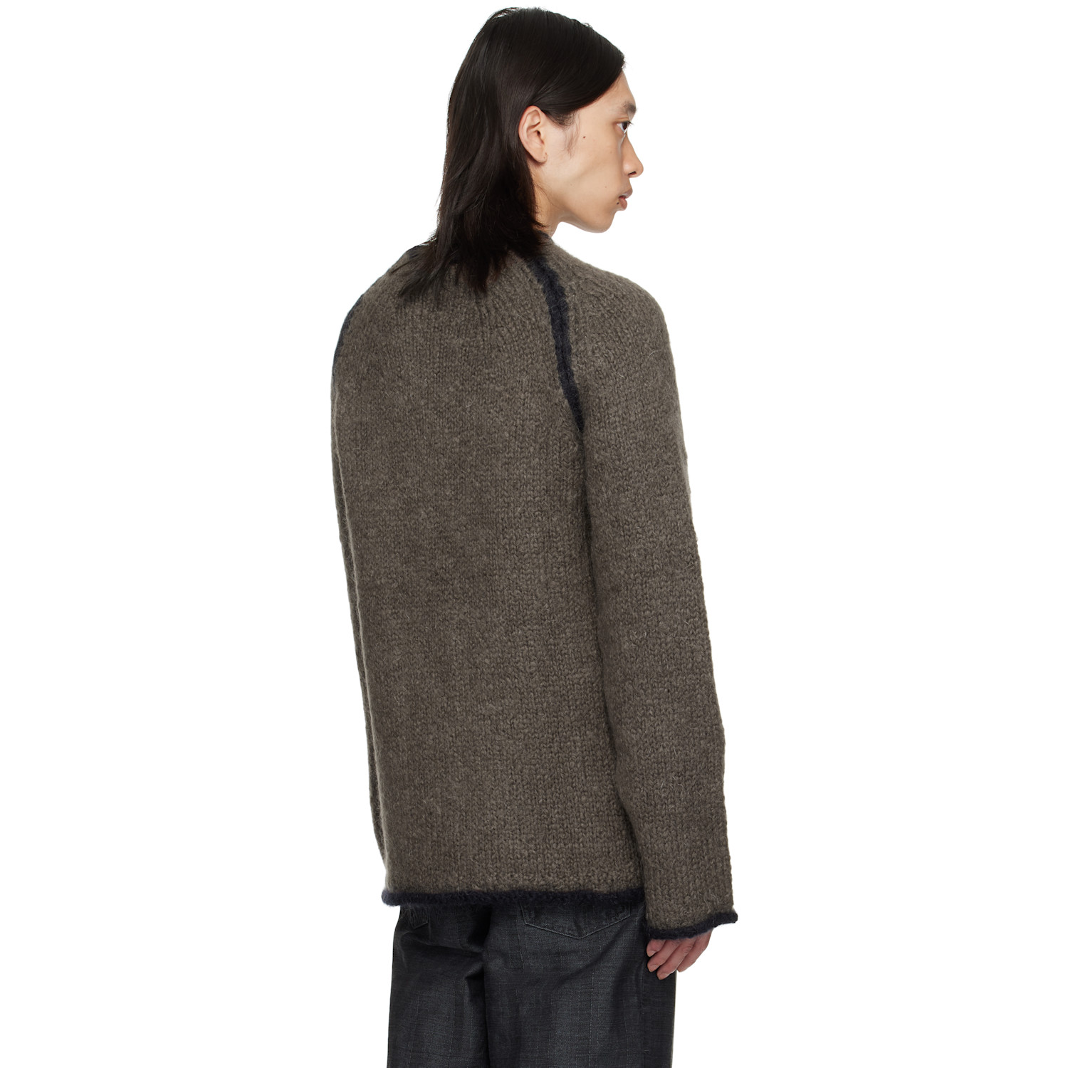  Our Legacy Gray Rider Roundneck Sweater 