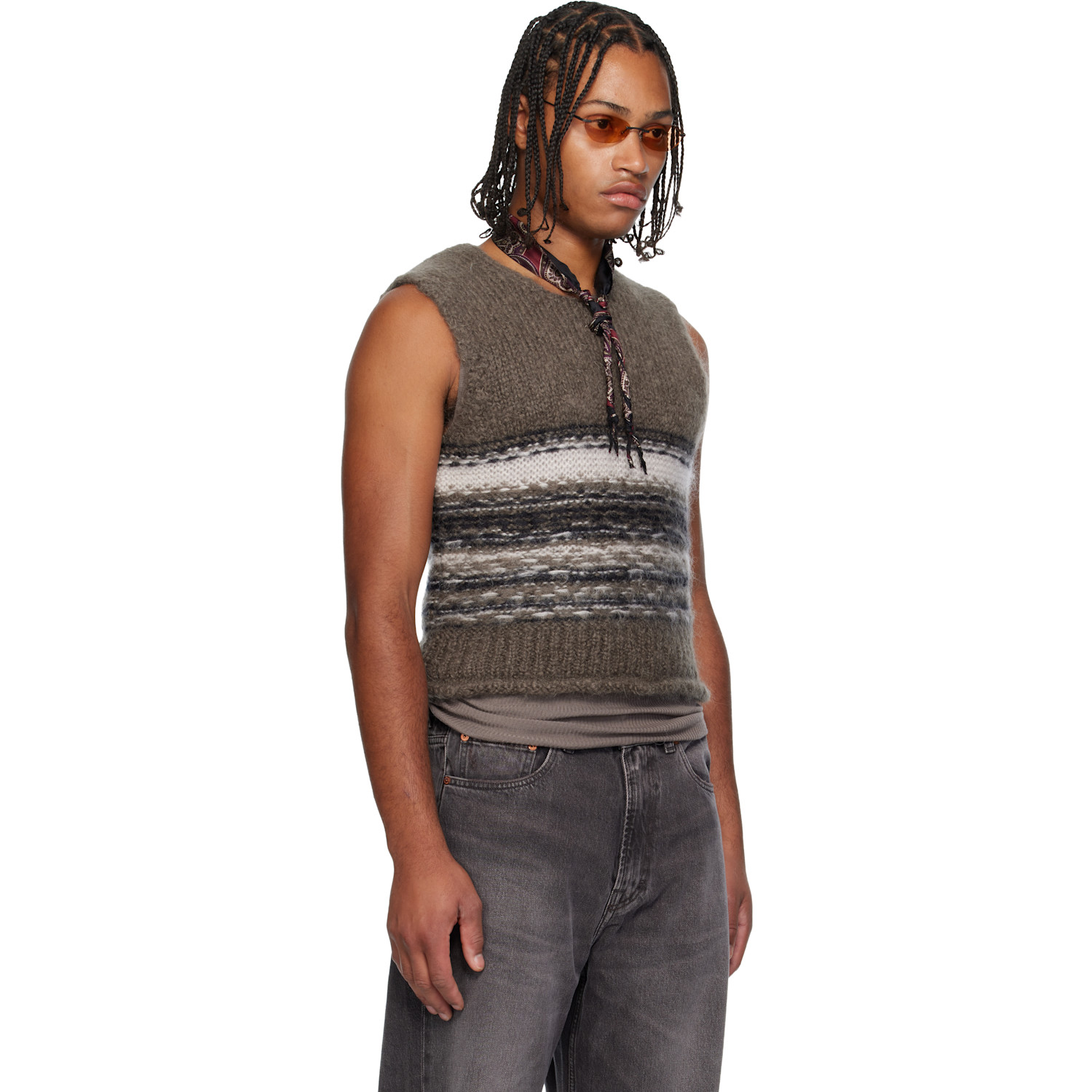  Our Legacy Brown Pleaser Tank Sweater 