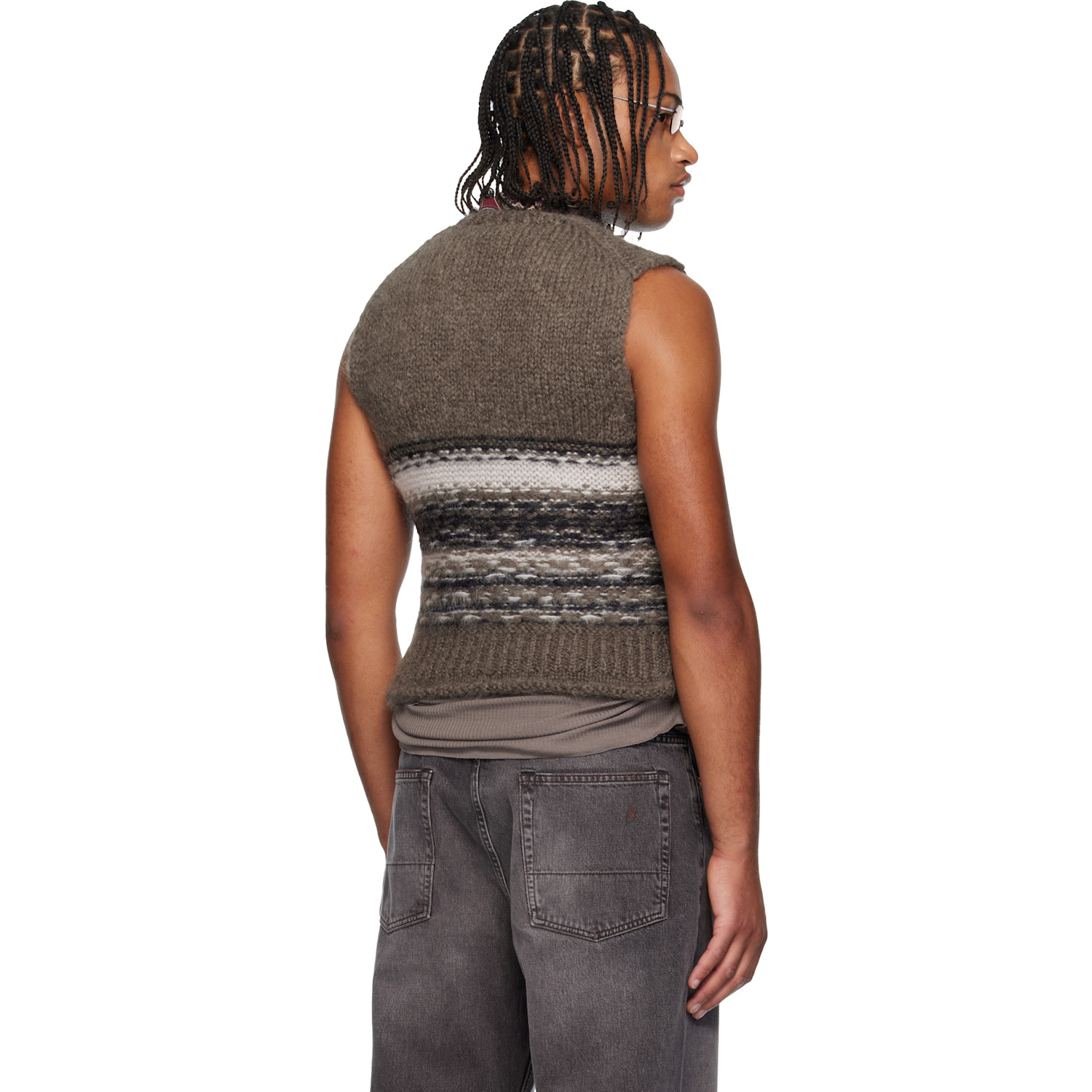  Our Legacy Brown Pleaser Tank Sweater 