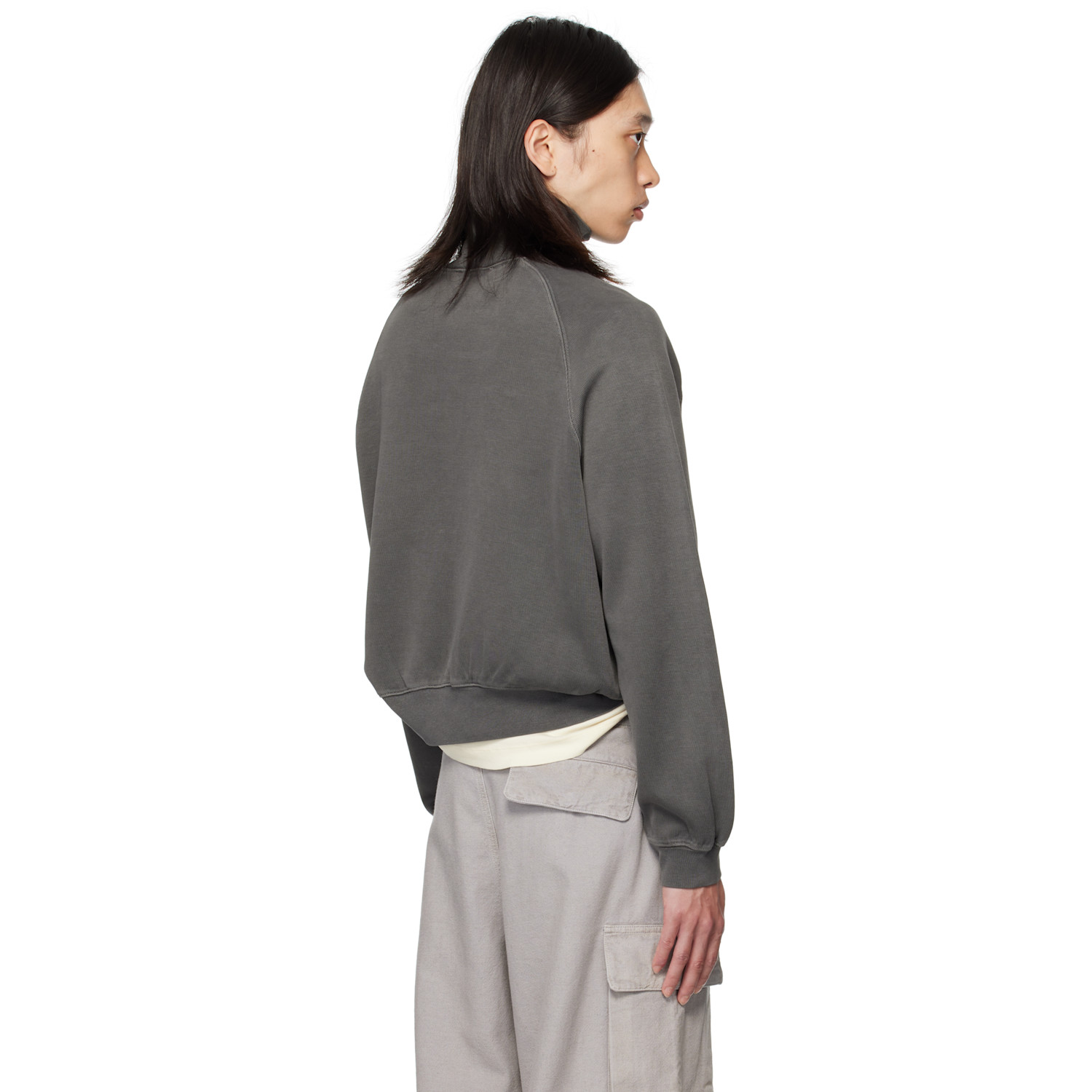  Our Legacy Gray Scholar Rollneck Turtleneck 