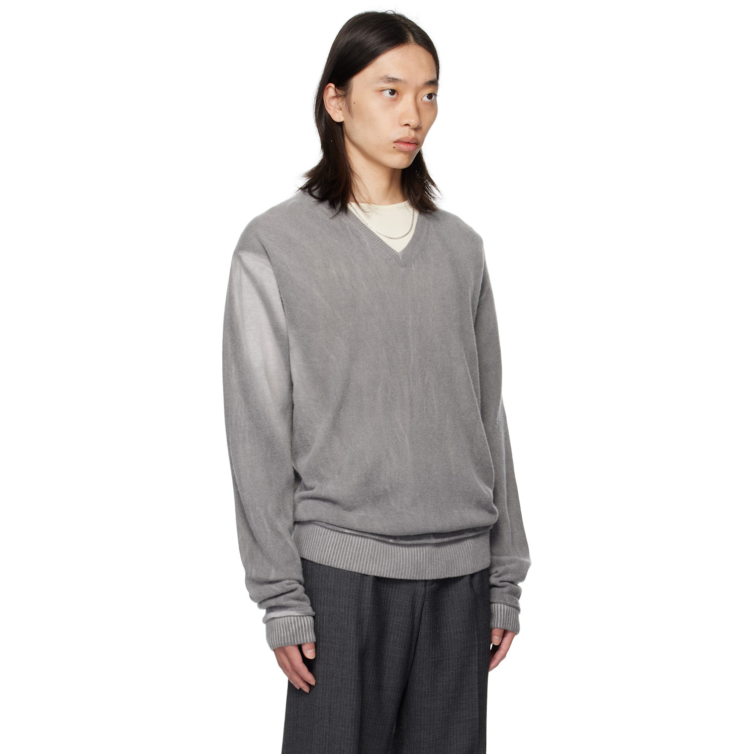  Our Legacy Gray Parallel Sweater 