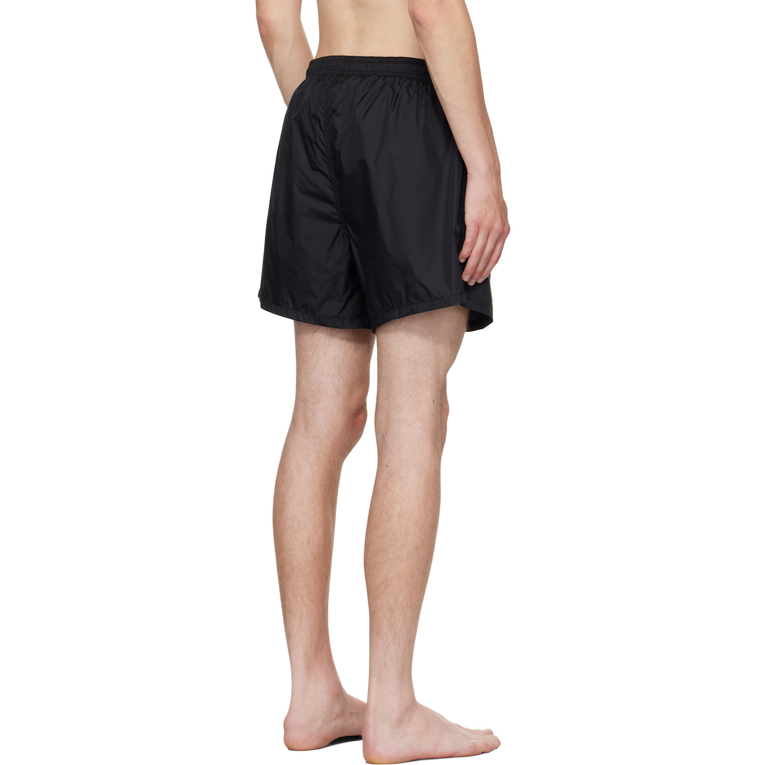  Our Legacy Black Drape Tech Swim Shorts 