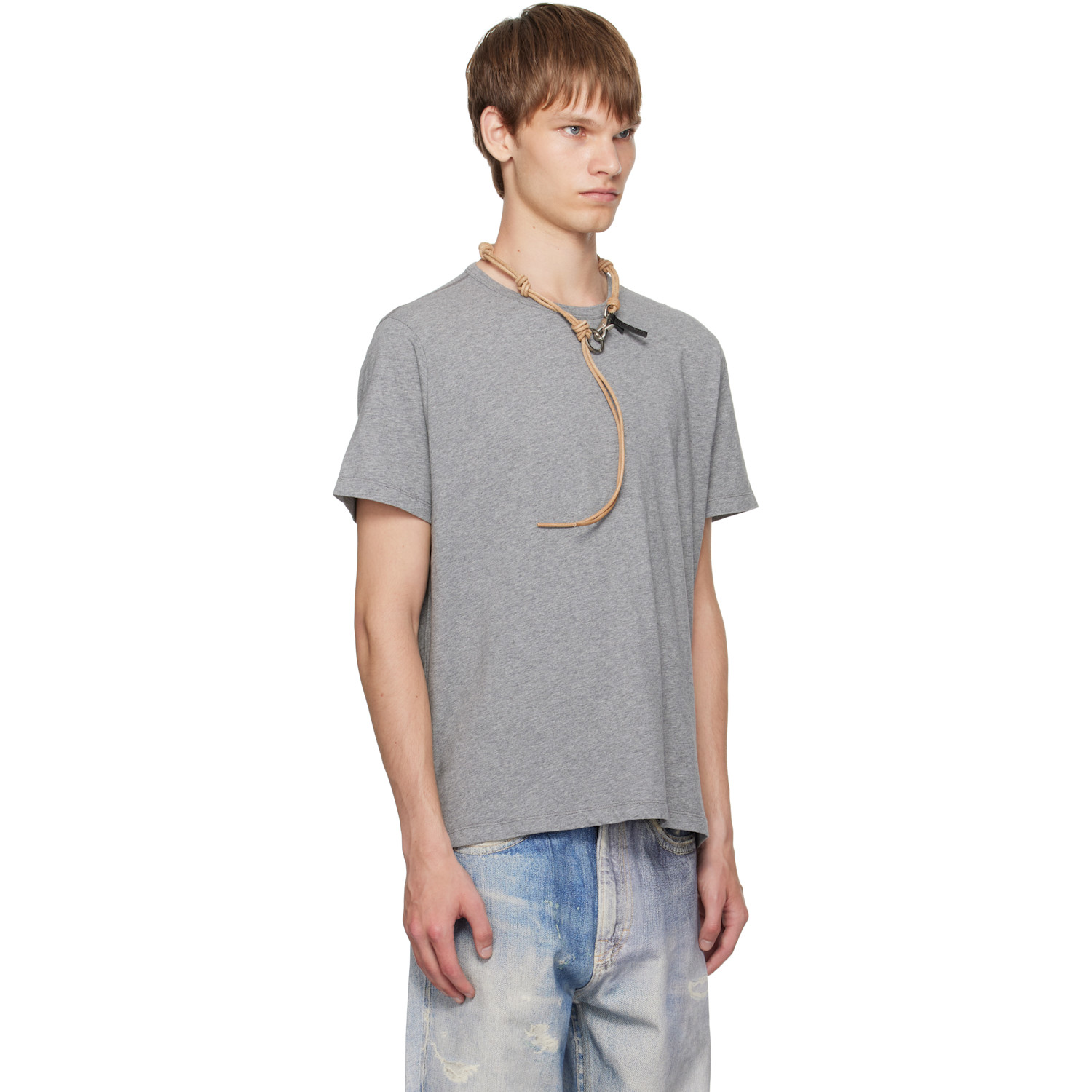  Our Legacy Gray New Box T-shirt 