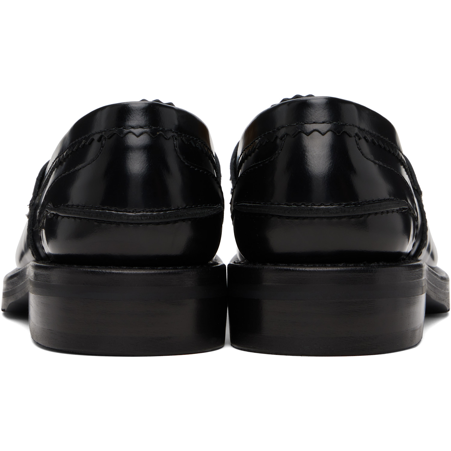  Our Legacy Black Leather Loafers 