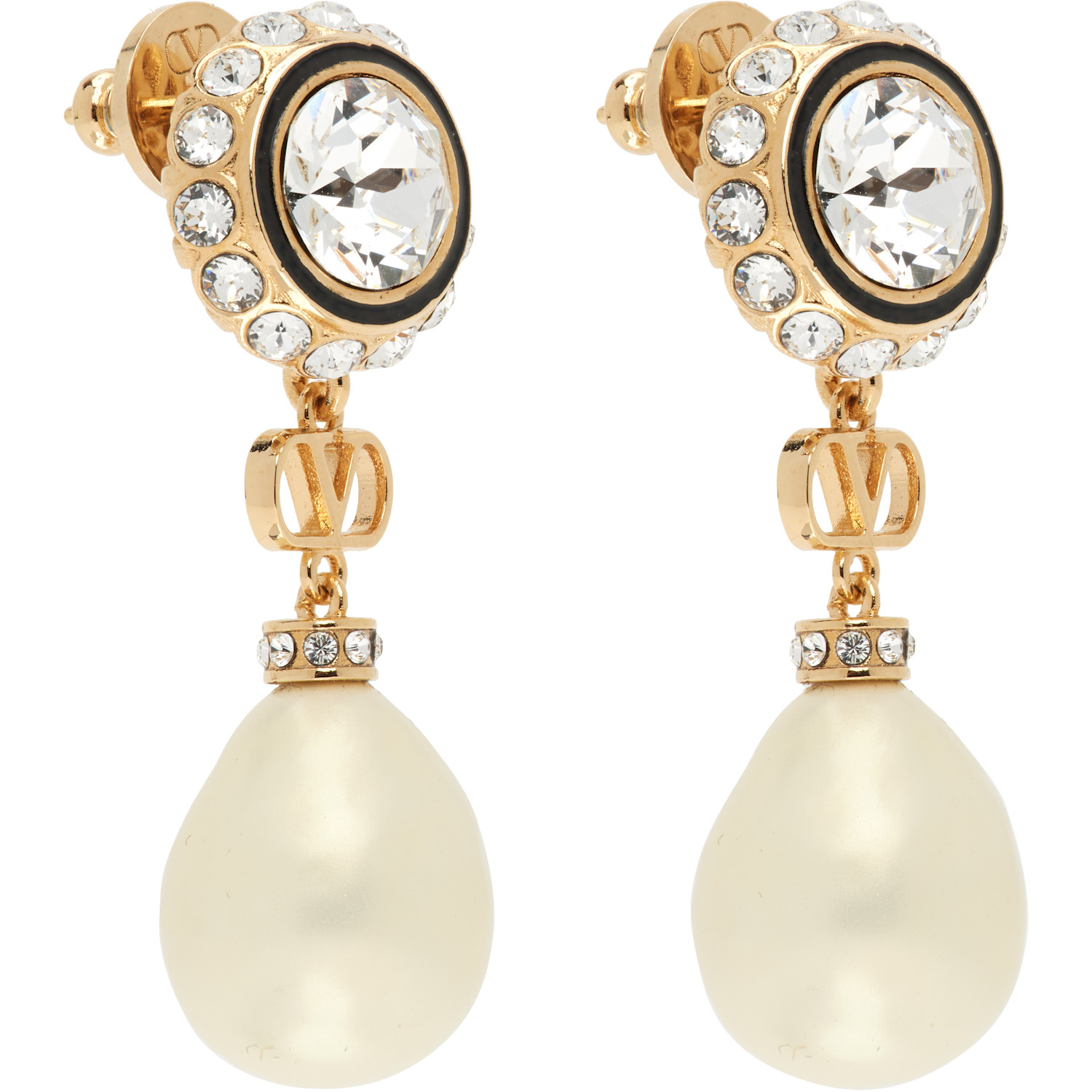  Valentino Garavani Vlogo Signature Earrings 
