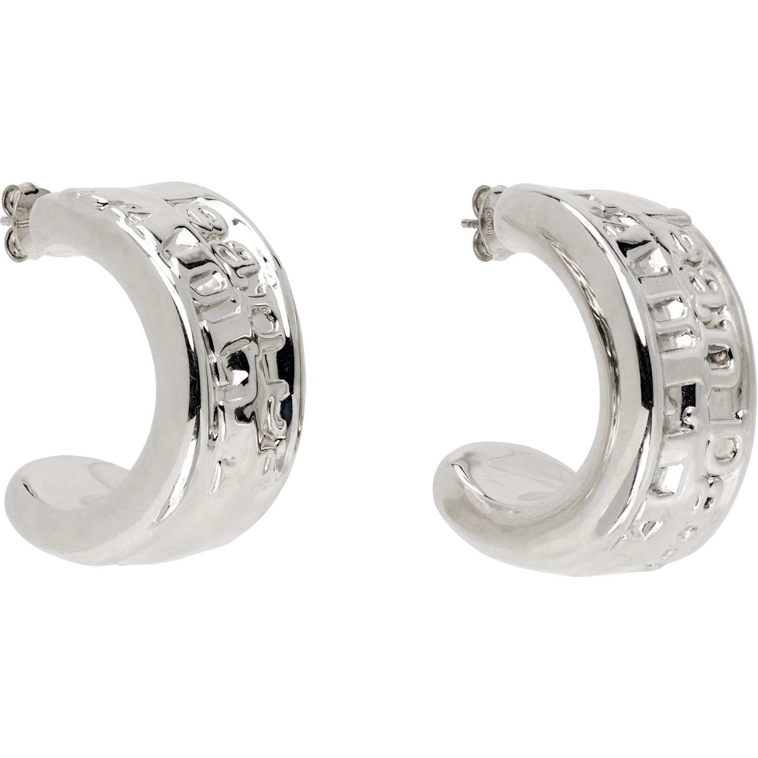  Jean Paul Gaultier 'the Logo' Earrings 