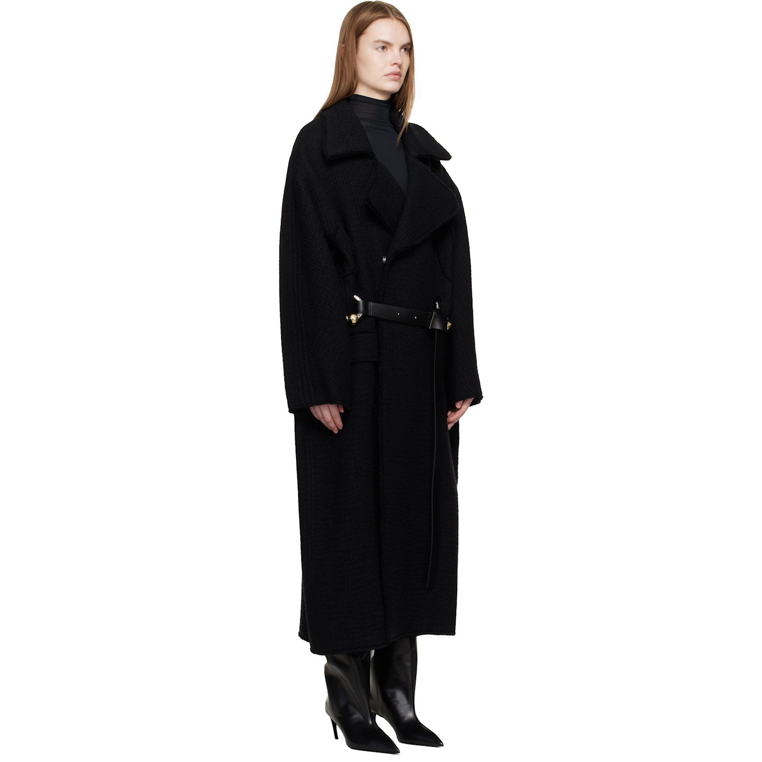  Jean Paul Gaultier Manteau Long Noir 