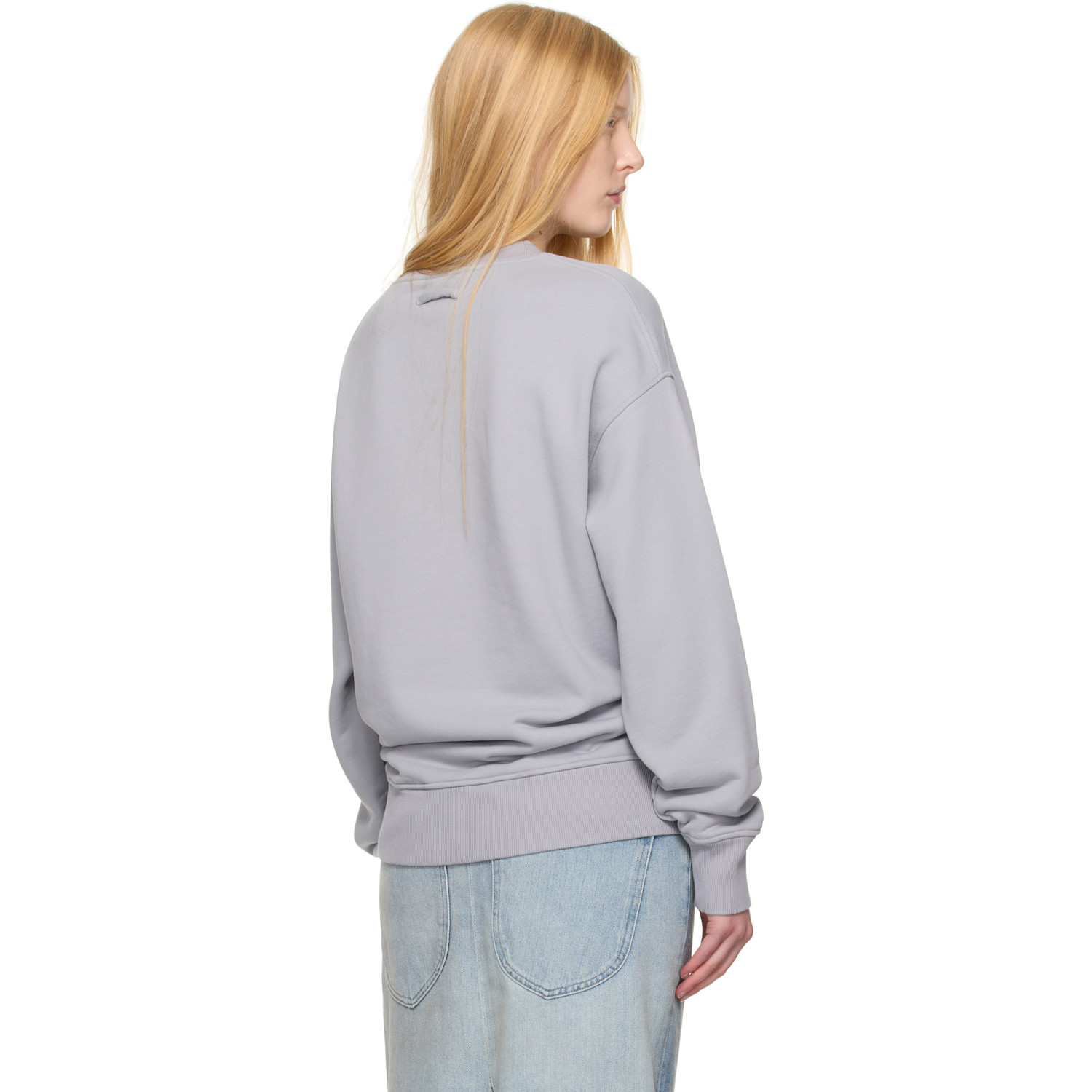  Jean Paul Gaultier Ssense Exclusive Gray Cotton Water Print Sweatshirt 