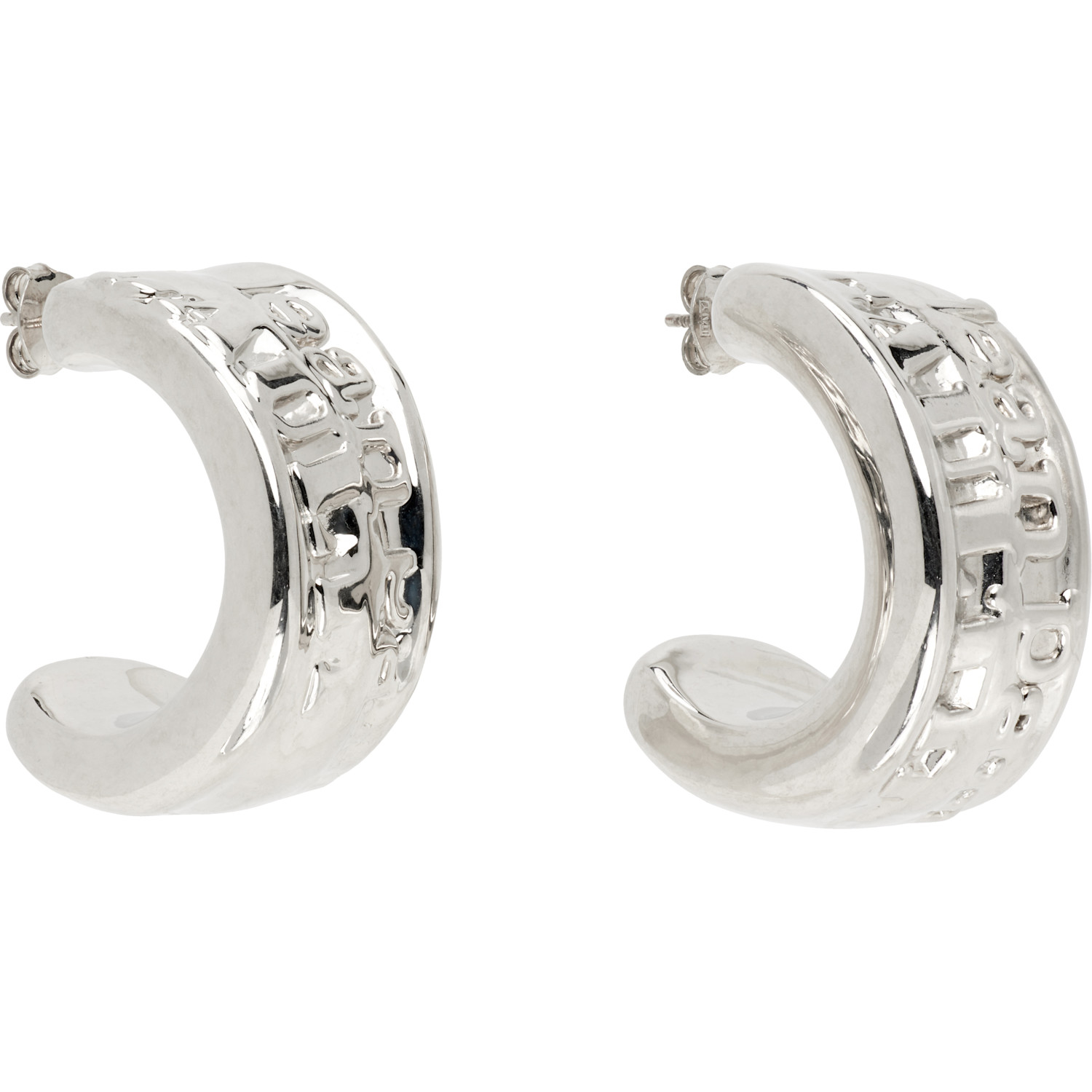  Jean Paul Gaultier 'the Logo' Earrings 