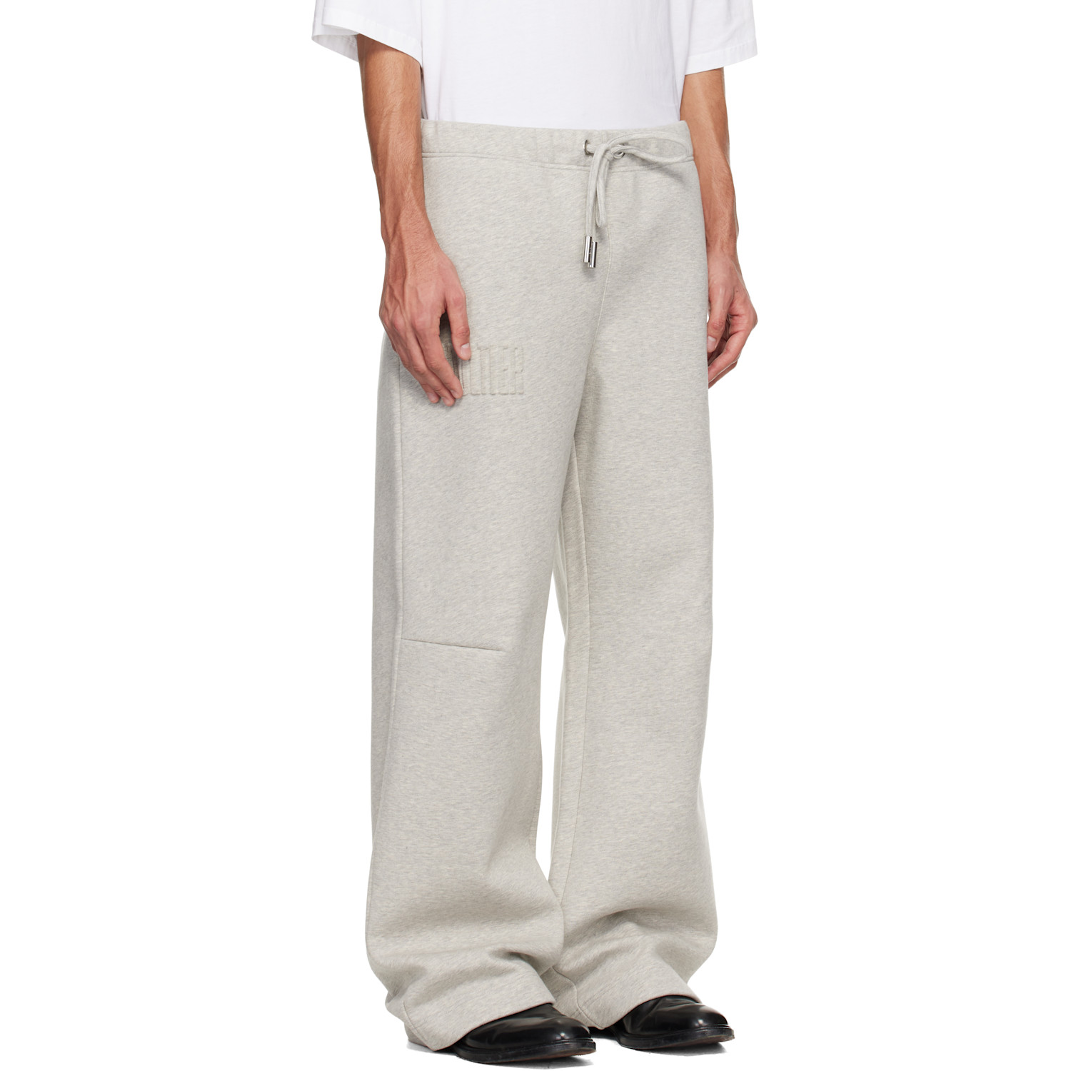  Jean Paul Gaultier Gray 'the Embossed Gaultier' Lounge Pants 