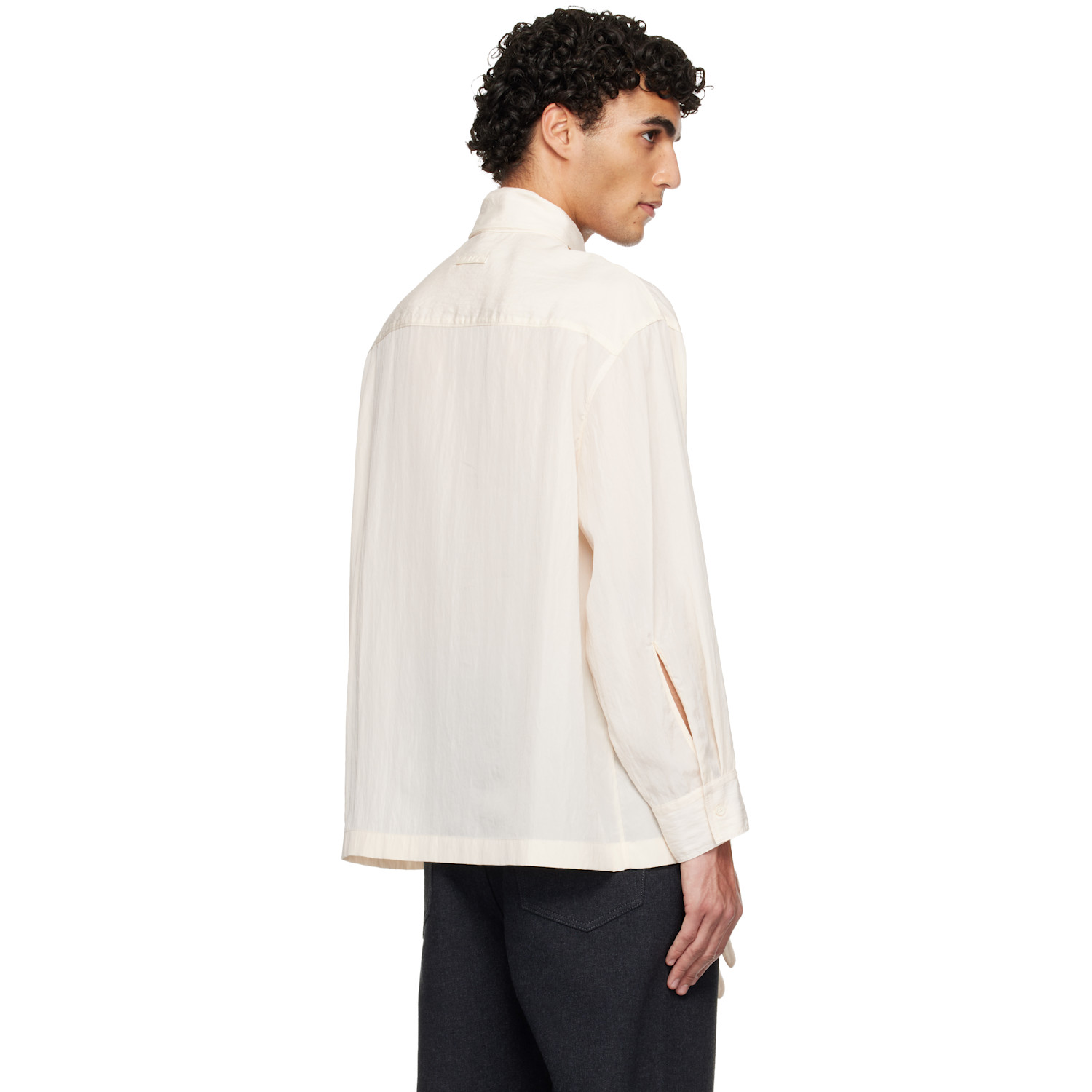  Jean Paul Gaultier Off-white Glove Detail Blouse 