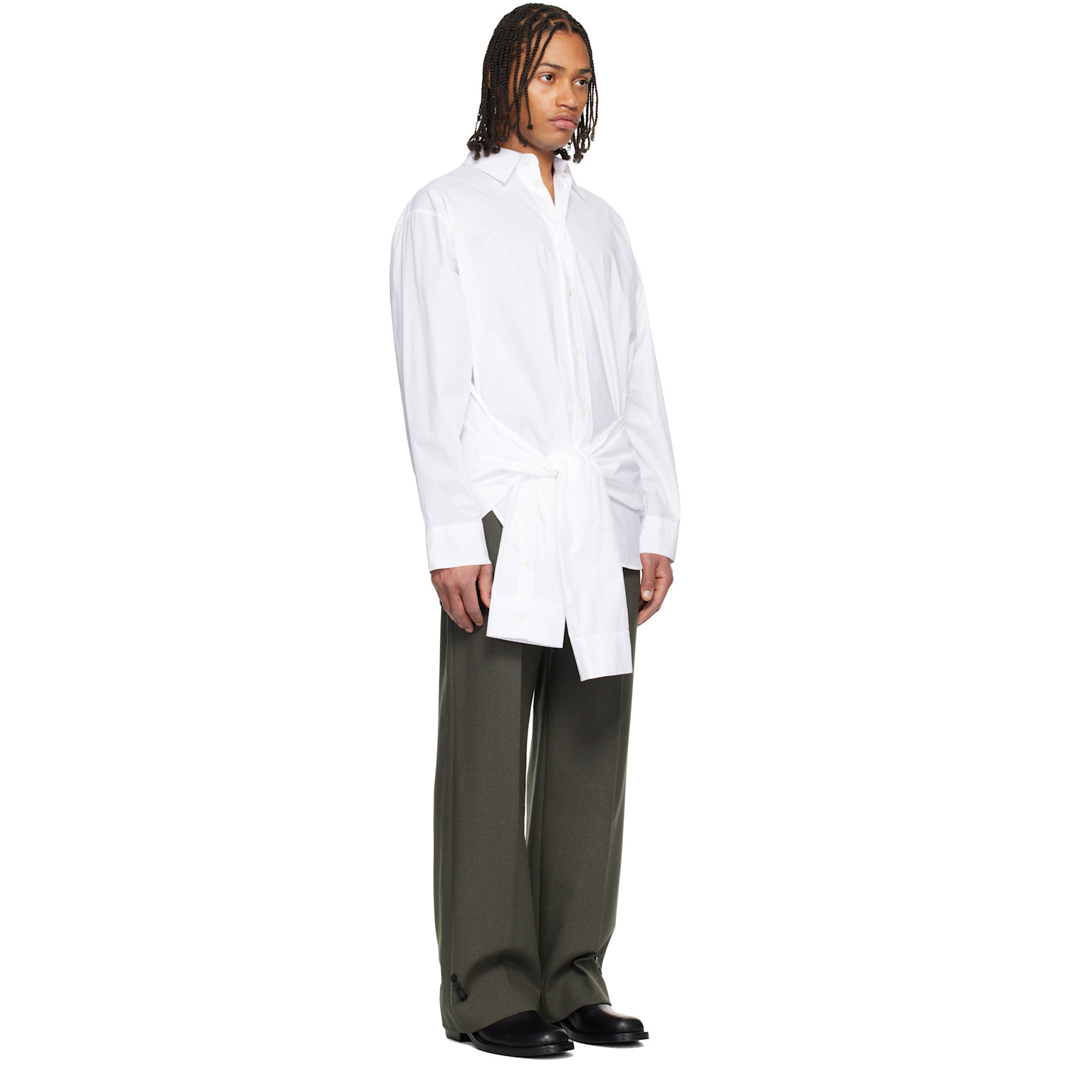  Jean Paul Gaultier White Oversize Shirt 