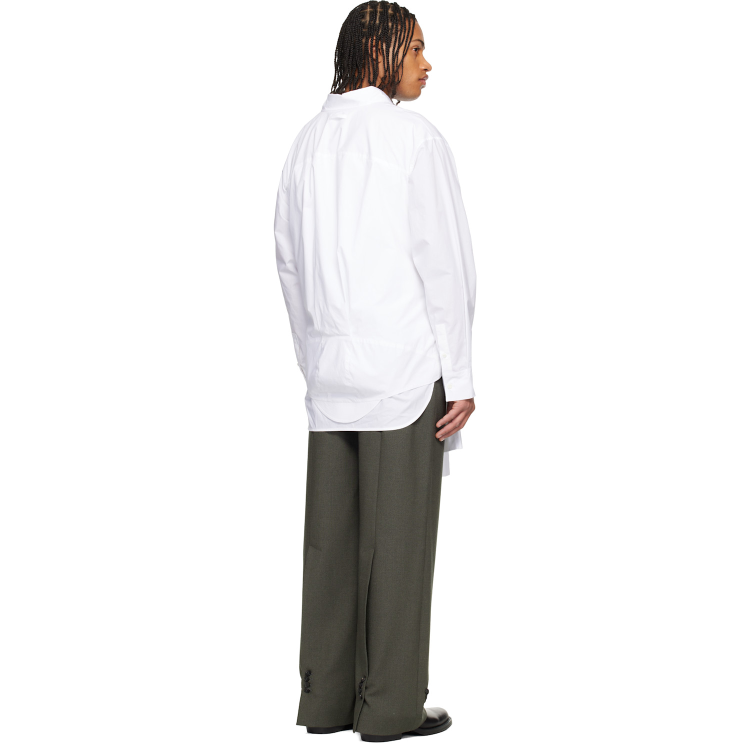  Jean Paul Gaultier White Oversize Shirt 