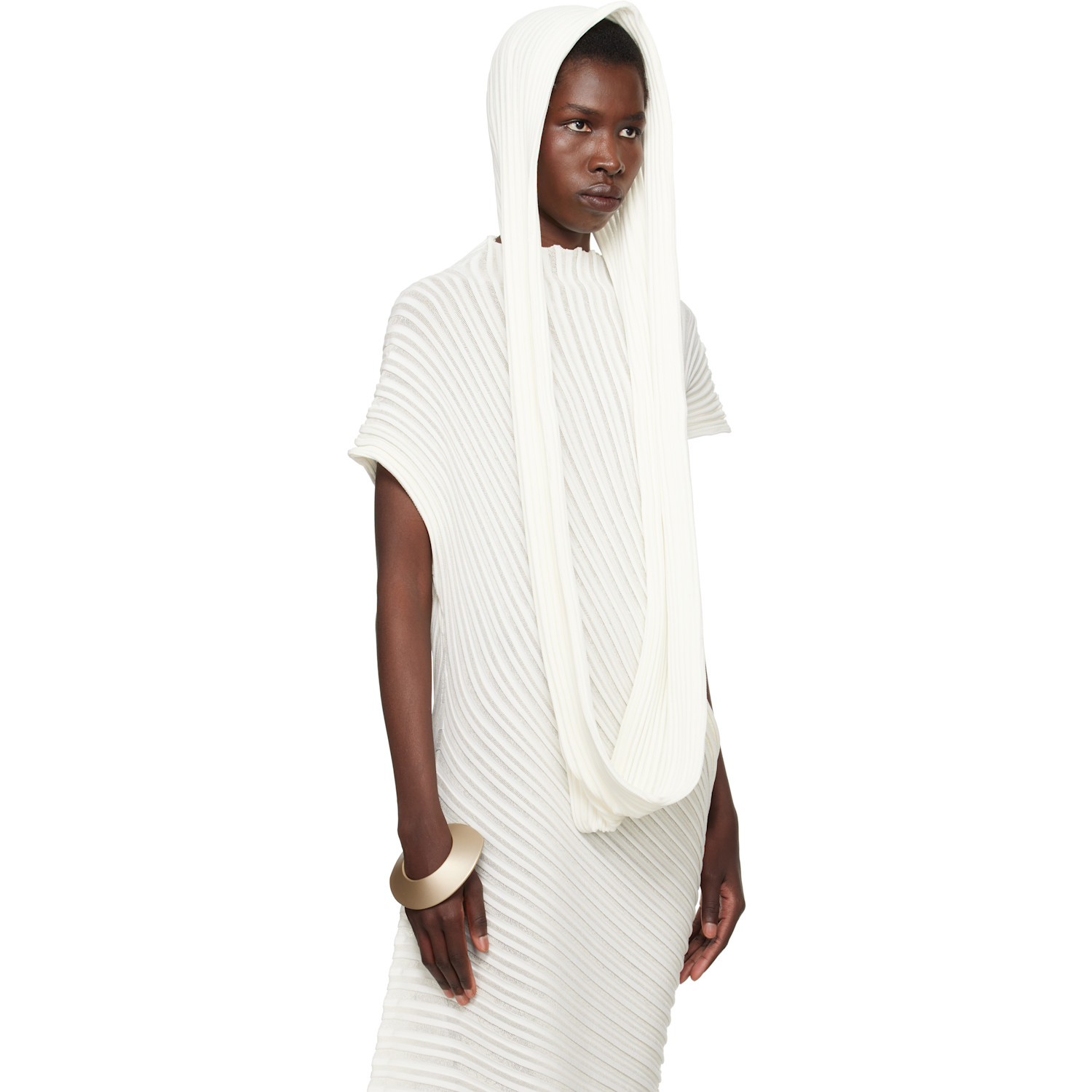  Issey Miyake Ssense Exclusive Bridal Capsule Stream Scarf 