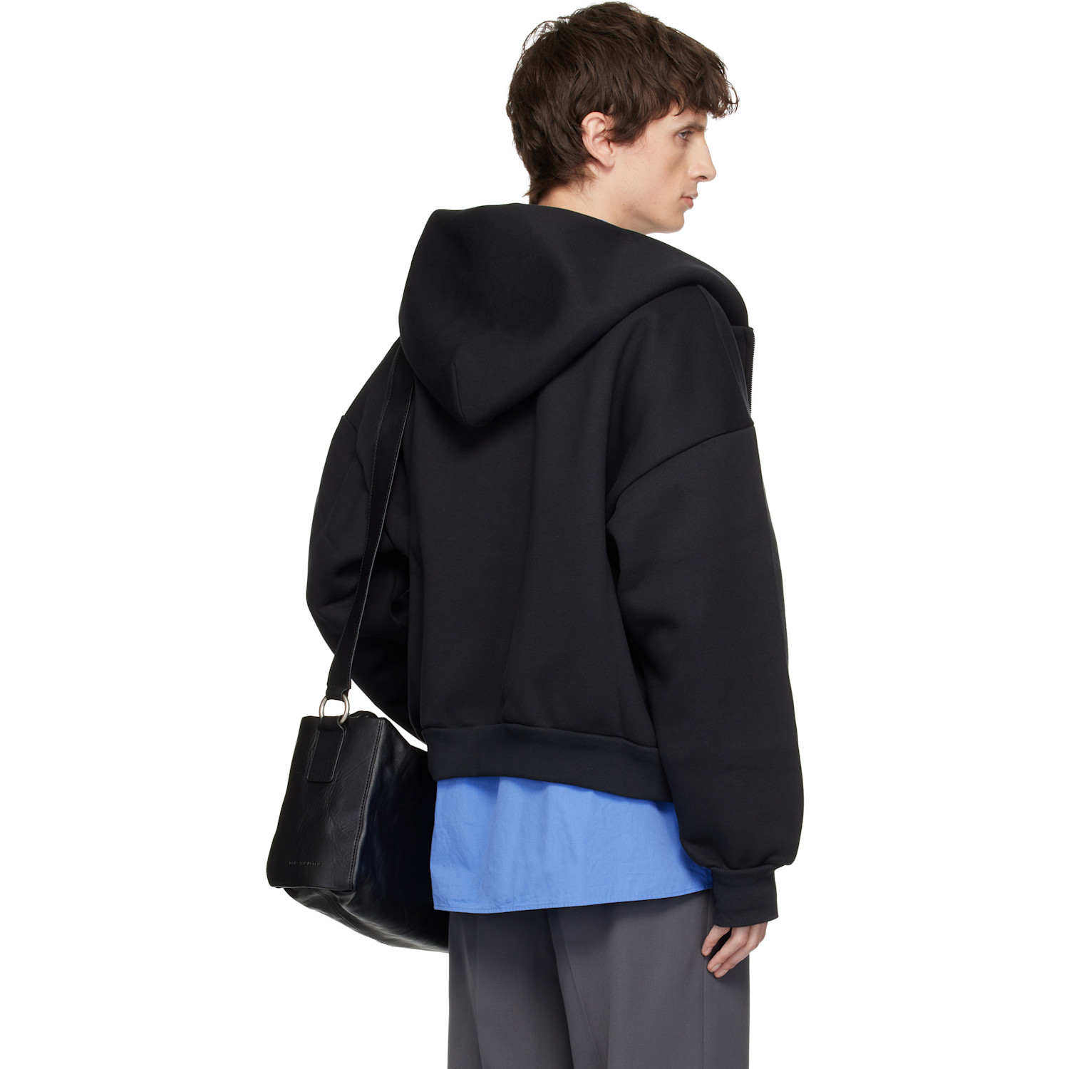  Seventh Black V2 Zipped Hoodie 