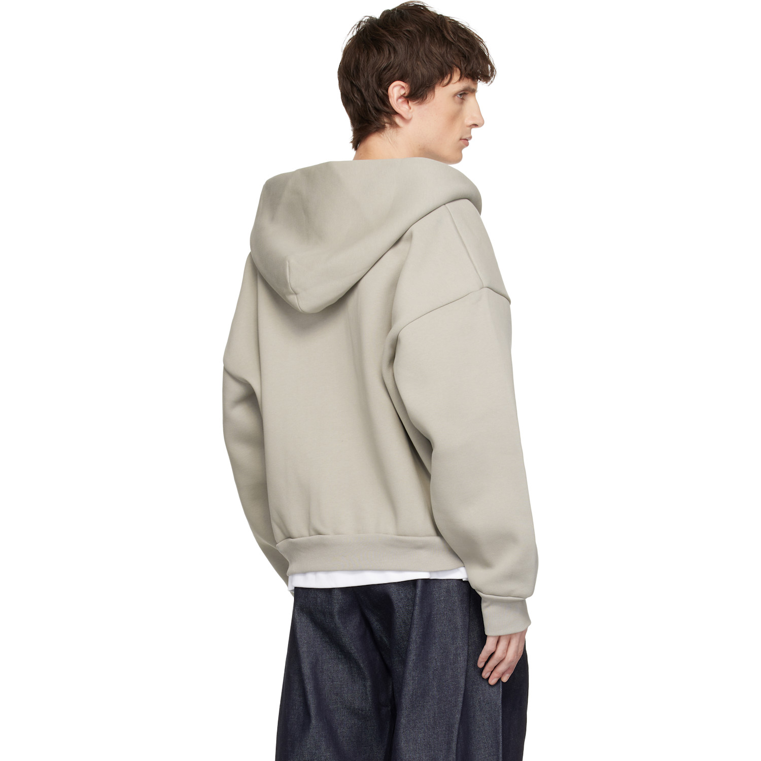  Seventh Taupe V2 Zipped Hoodie 