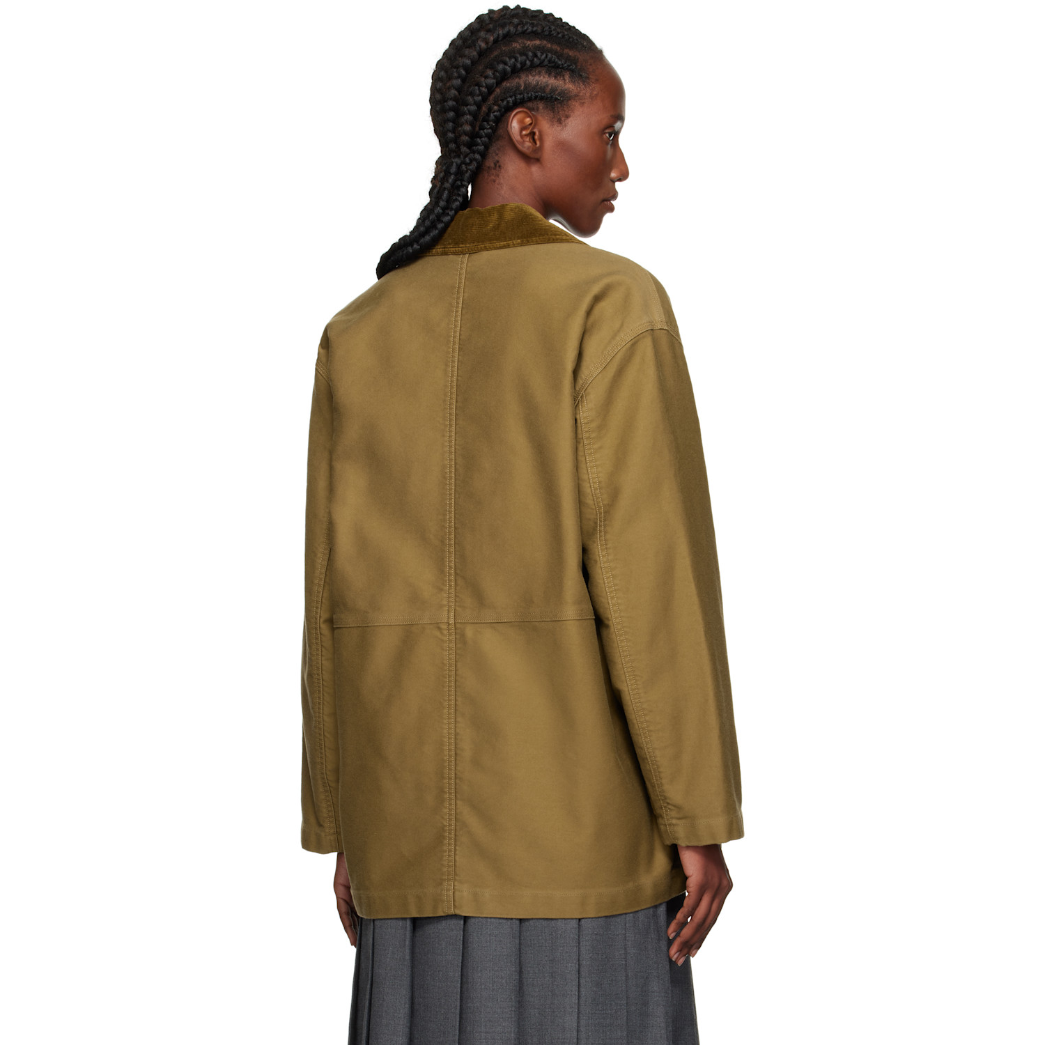  Nothing Written Khaki Mole Skin Hunting Cotton Jacket 